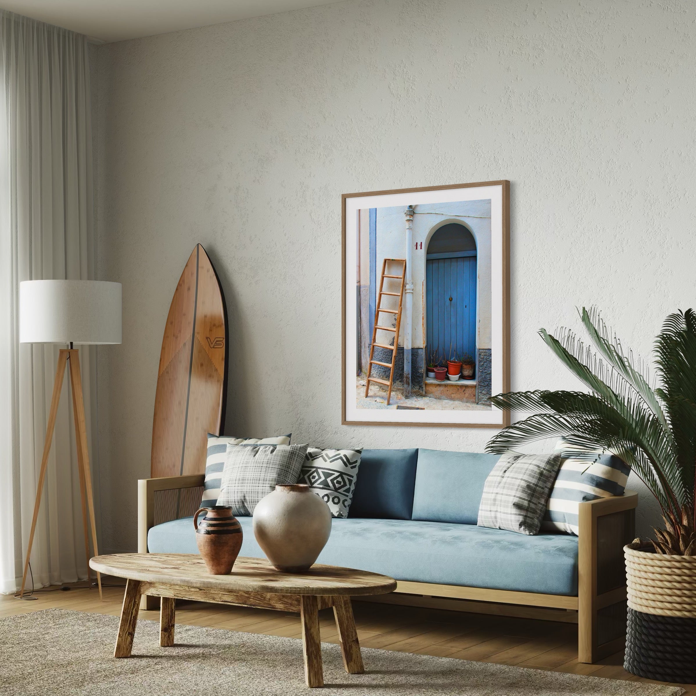 Rustic Mediterranean Door - Moderno Wall Art Wall Art