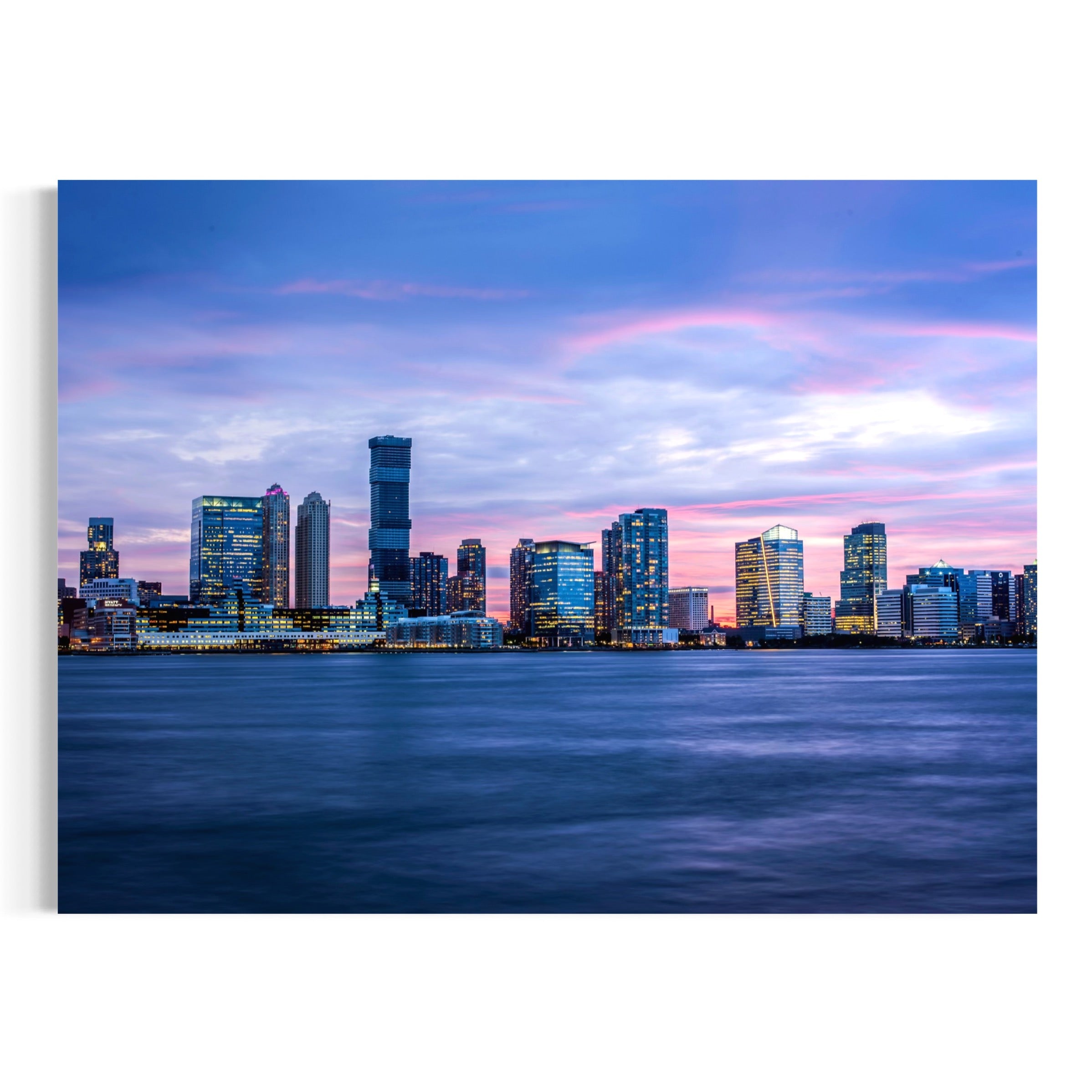 Evening Over the Hudson - Moderno Wall Art Wall Art