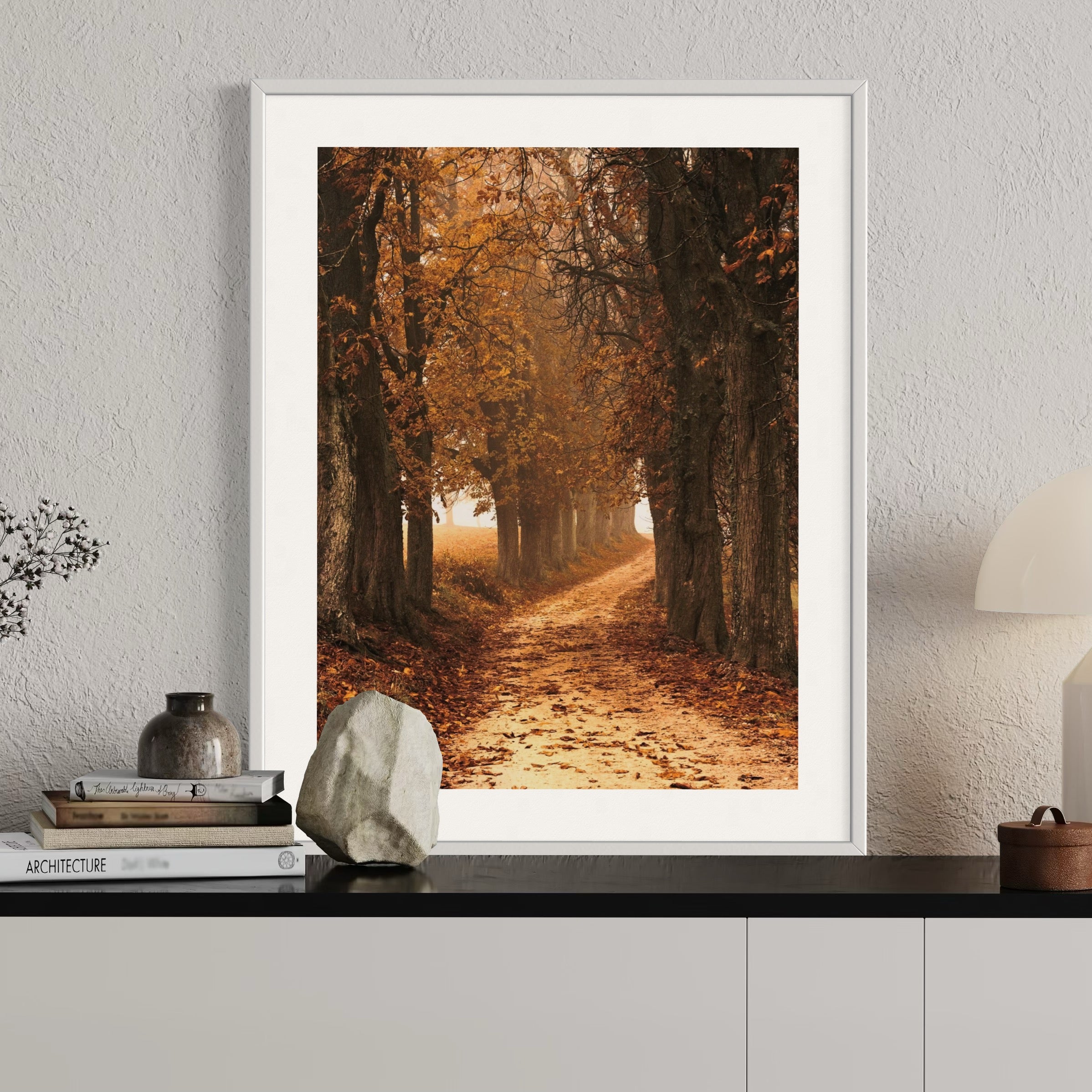 Autumn Walk - Moderno Wall Art Wall Art