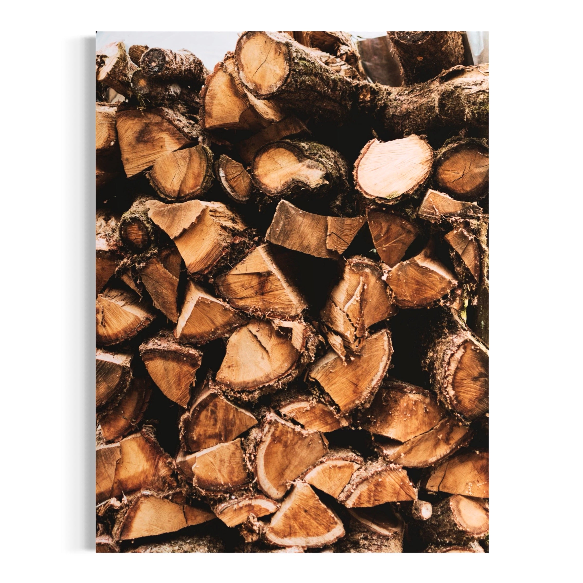 Cozy Firewood Stack - Moderno Wall Art Wall Art