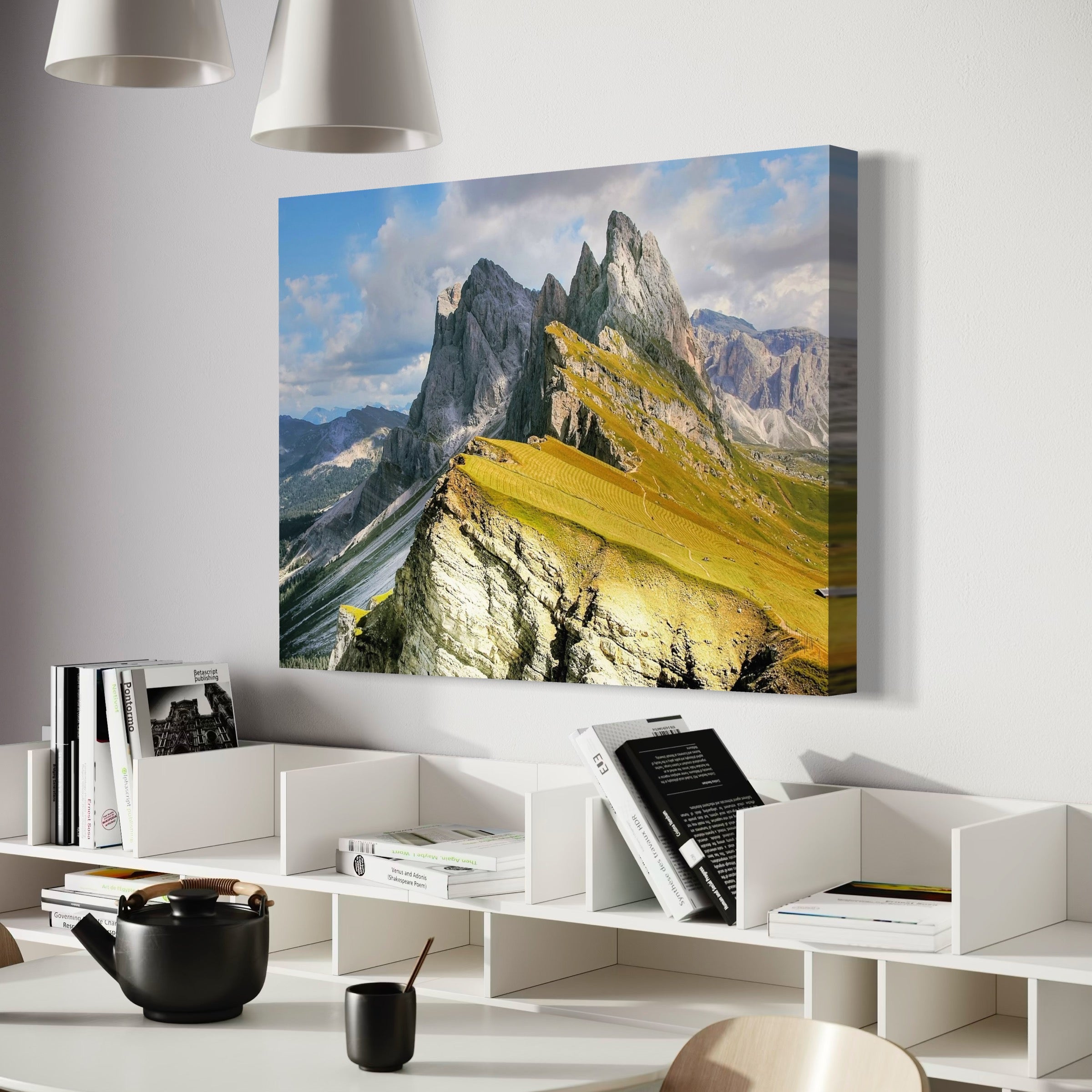 The Dolomites Unfolded - Moderno Wall Art Wall Art