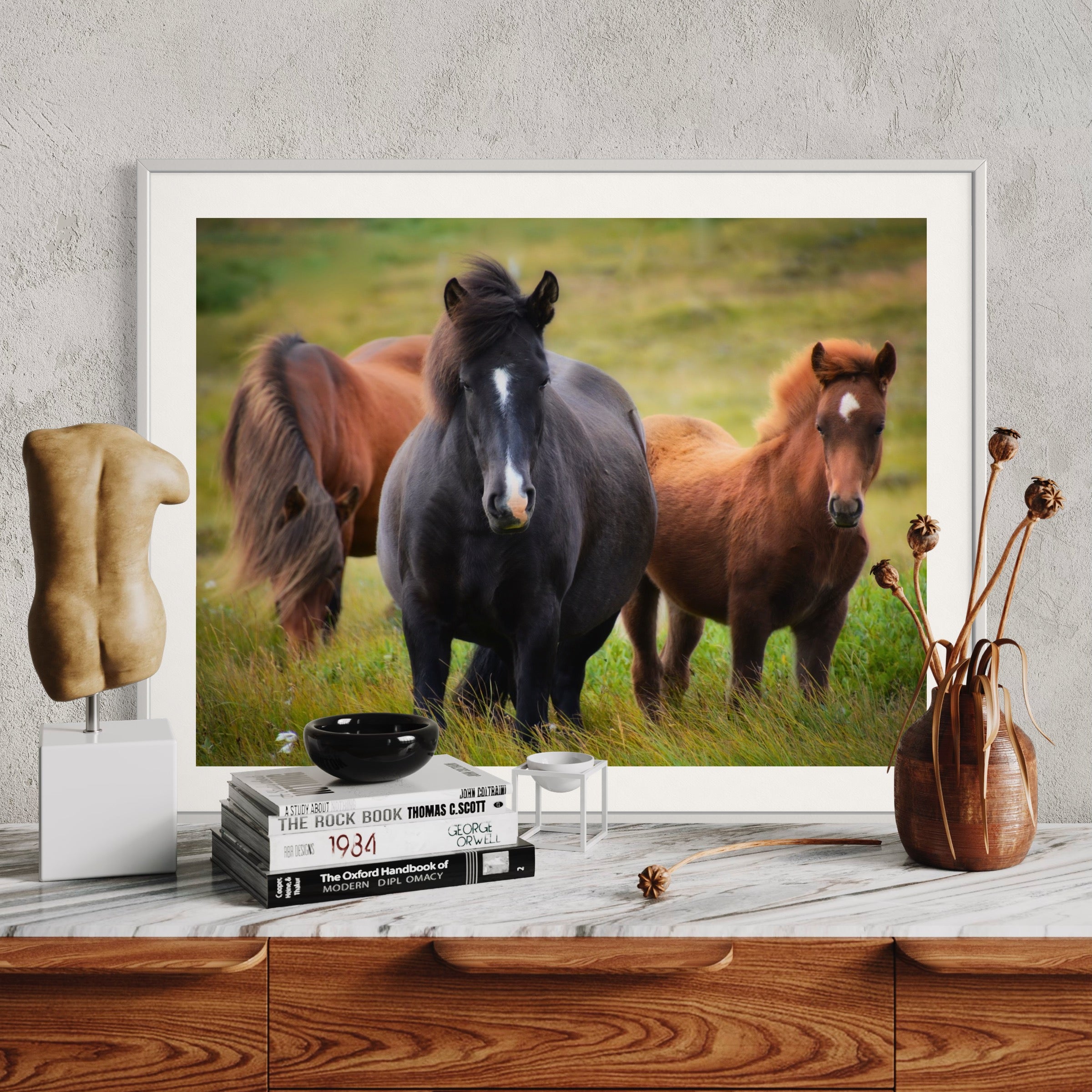 Meadow Companions - Moderno Wall Art Wall Art