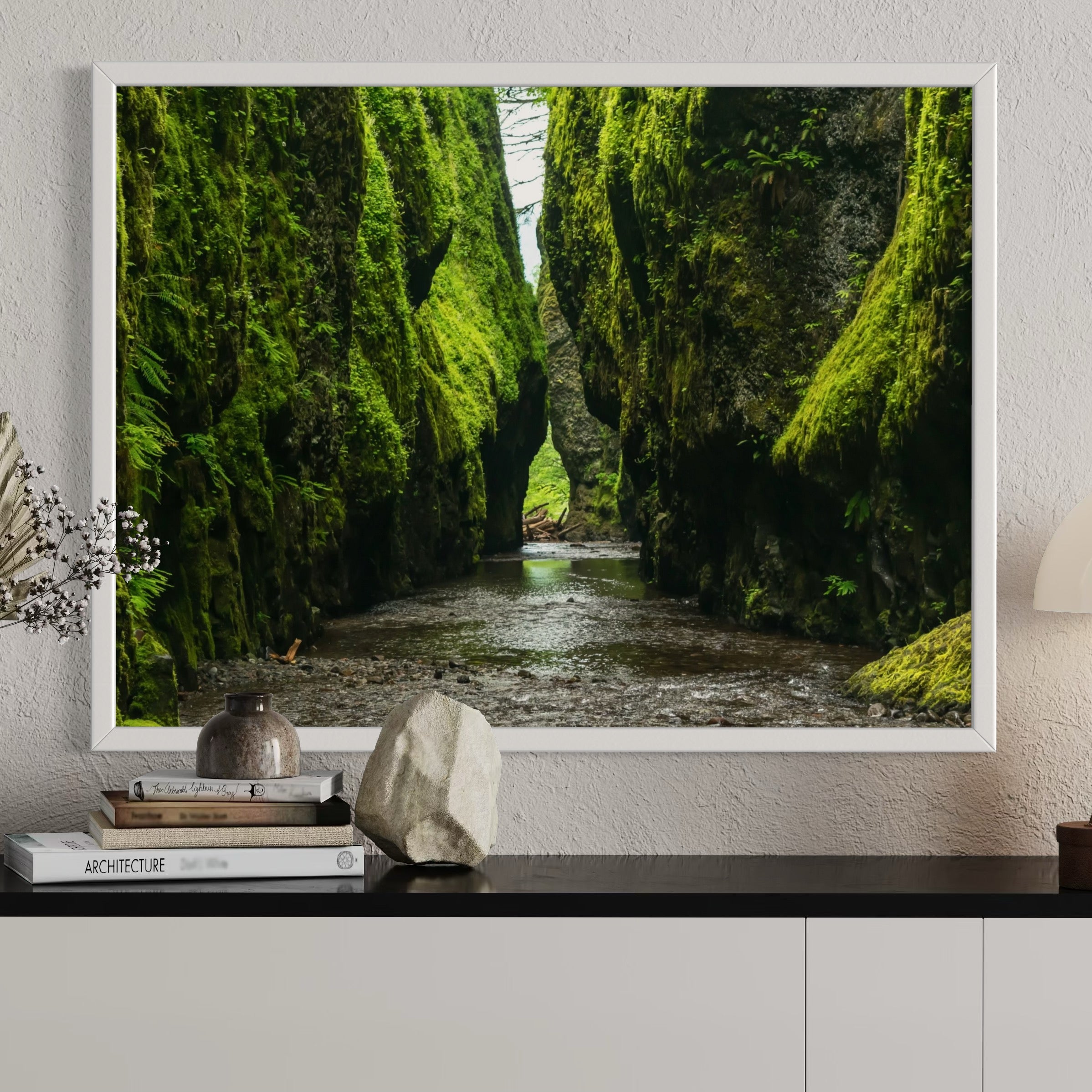 Emerald Gorge - Moderno Wall Art Wall Art