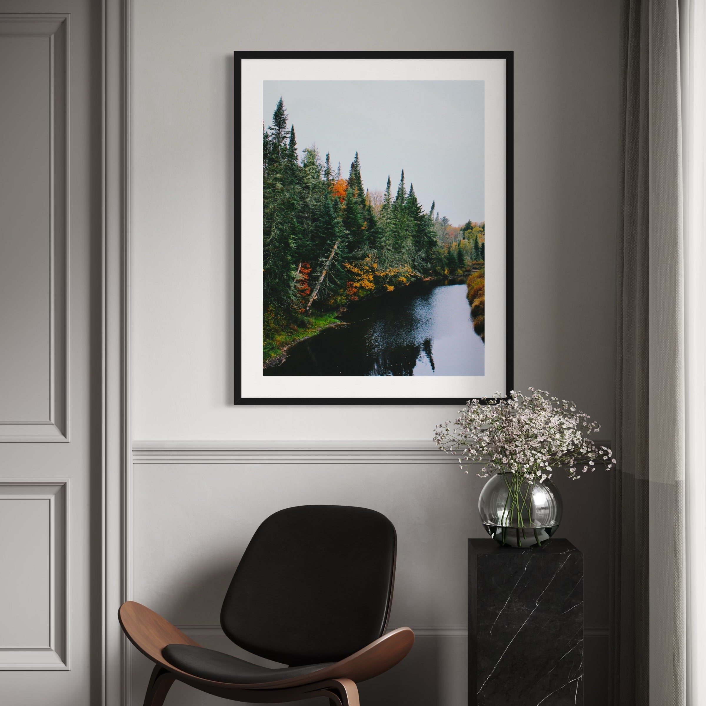 Riverside Reflections - Moderno Wall Art Wall Art