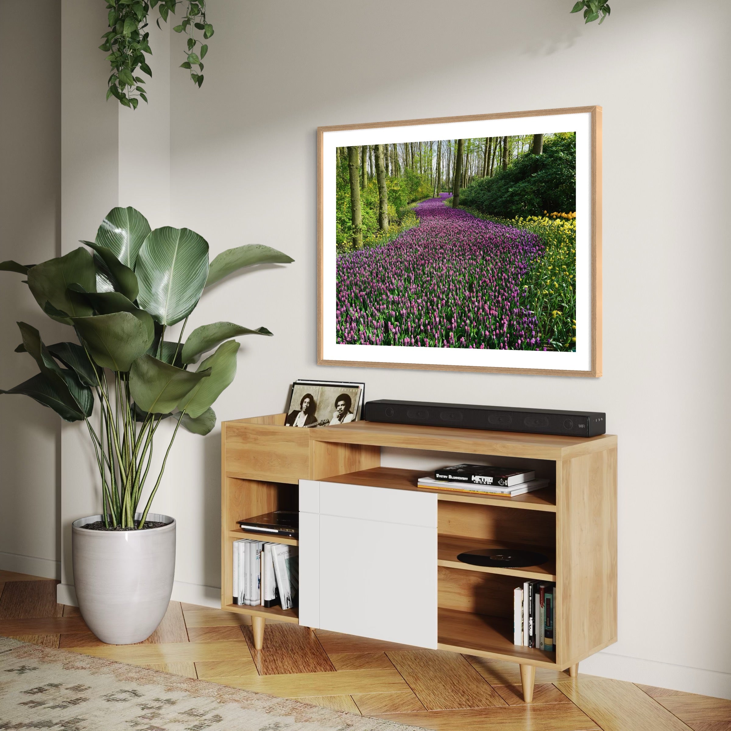 Lavender Pathway - Moderno Wall Art Wall Art