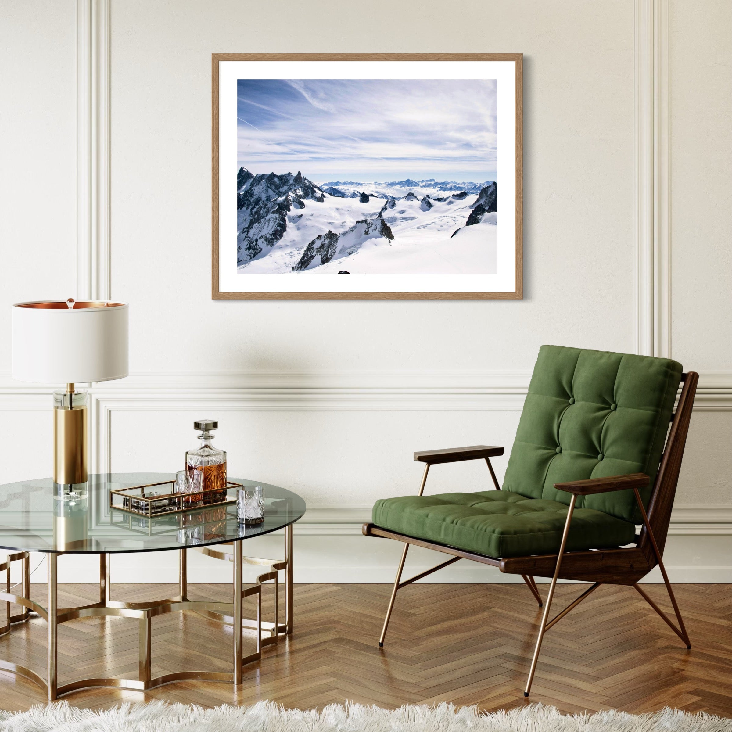 Alpine Stillness - Moderno Wall Art Wall Art
