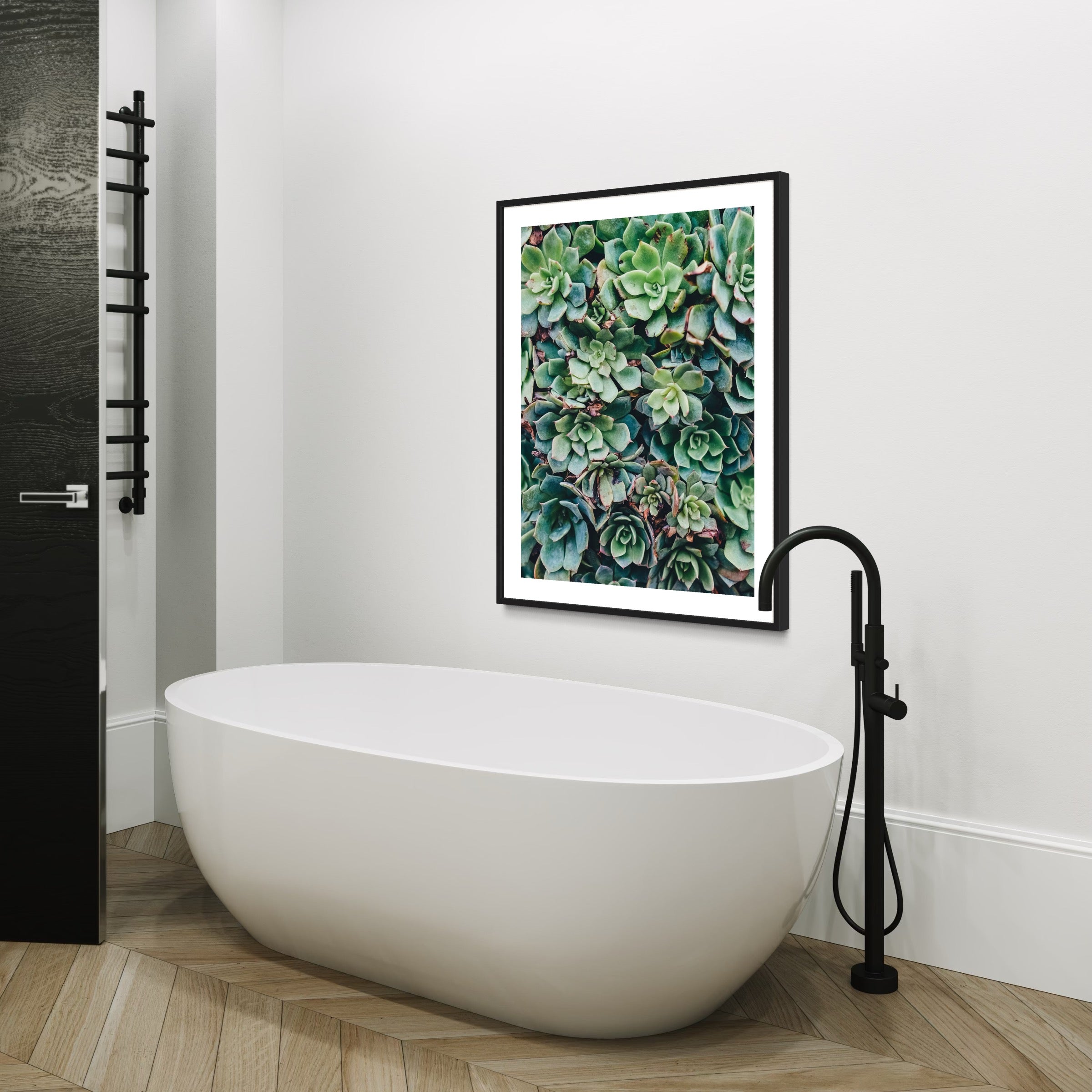 Green Symmetry - Moderno Wall Art Wall Art