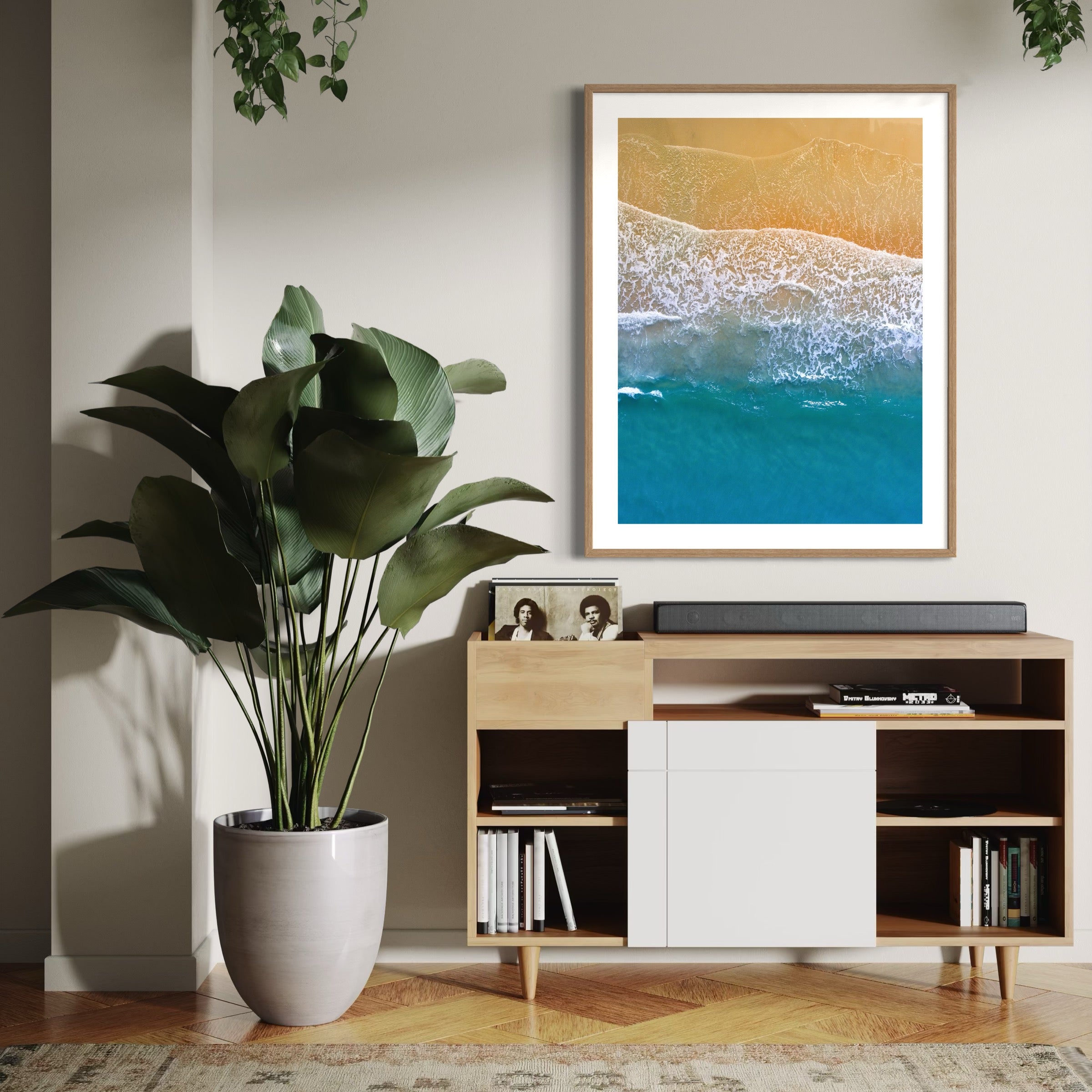 Coastal Embrace - Moderno Wall Art Wall Art