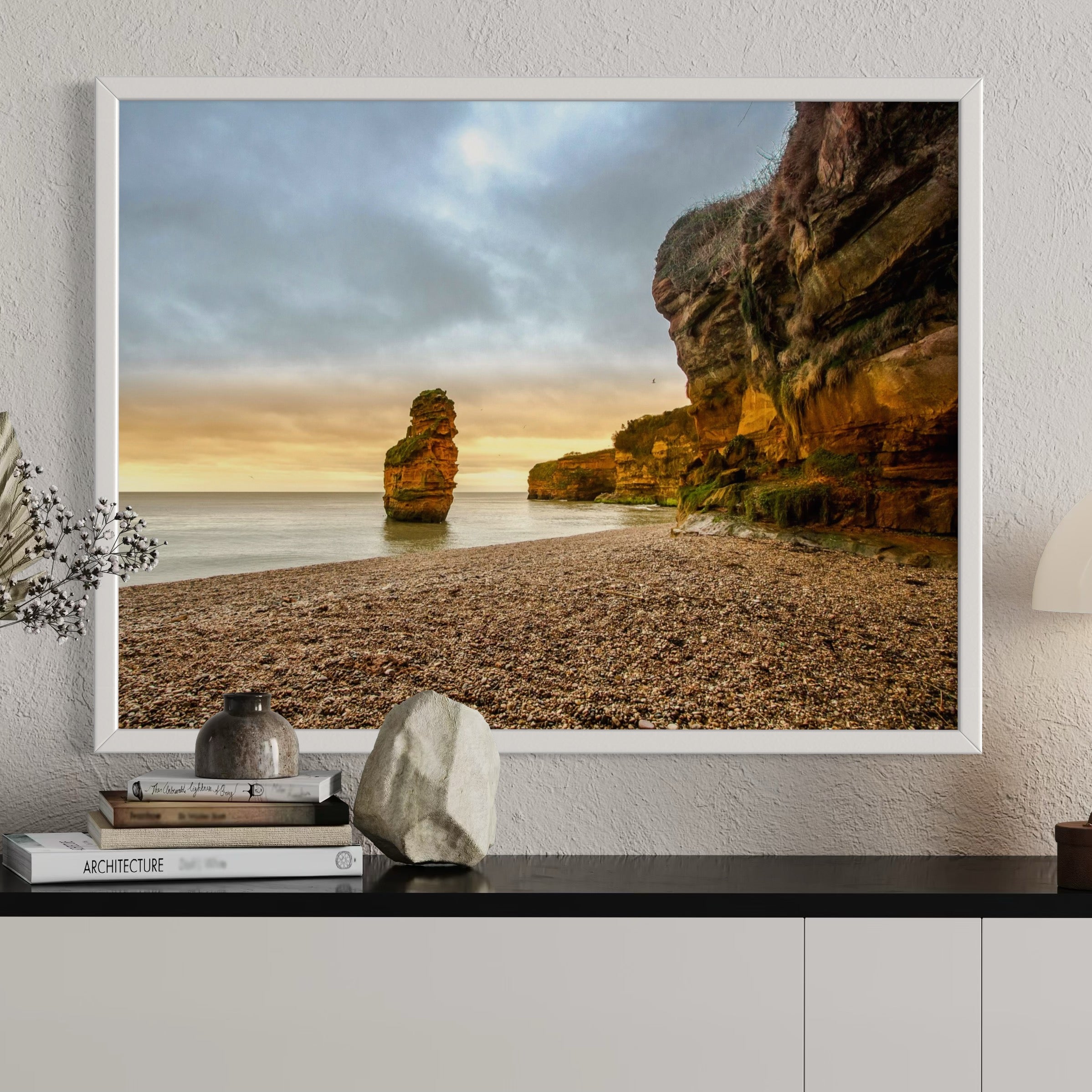 Edge of the English Coast - Moderno Wall Art Wall Art