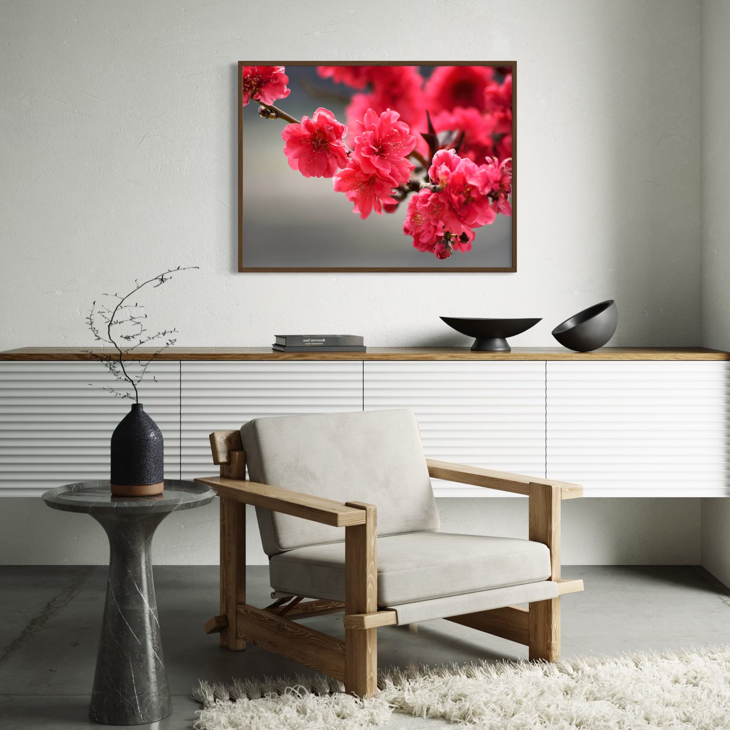 Radiant Blossom - Moderno Wall Art Wall Art
