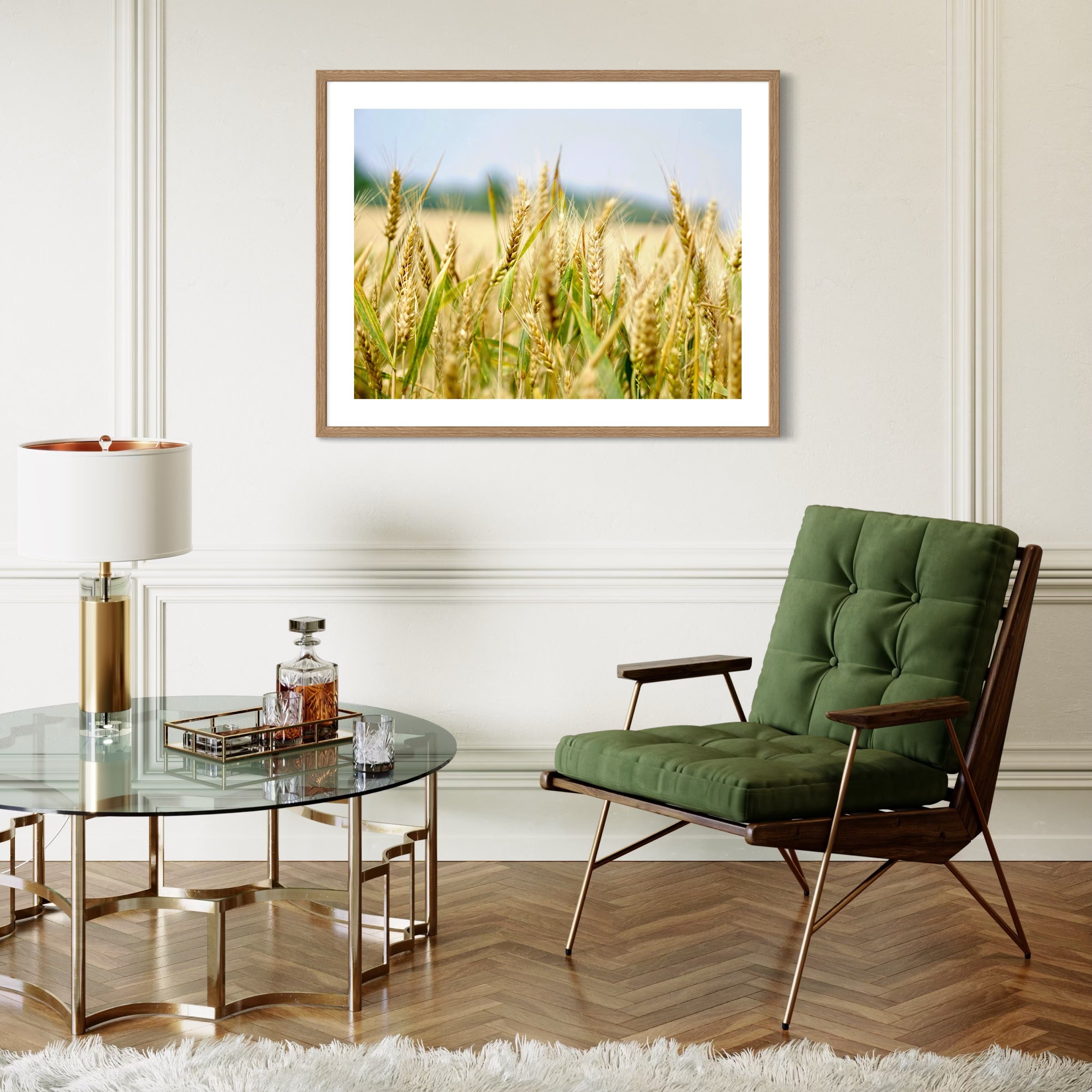 Grains of Summer - Moderno Wall Art Wall Art