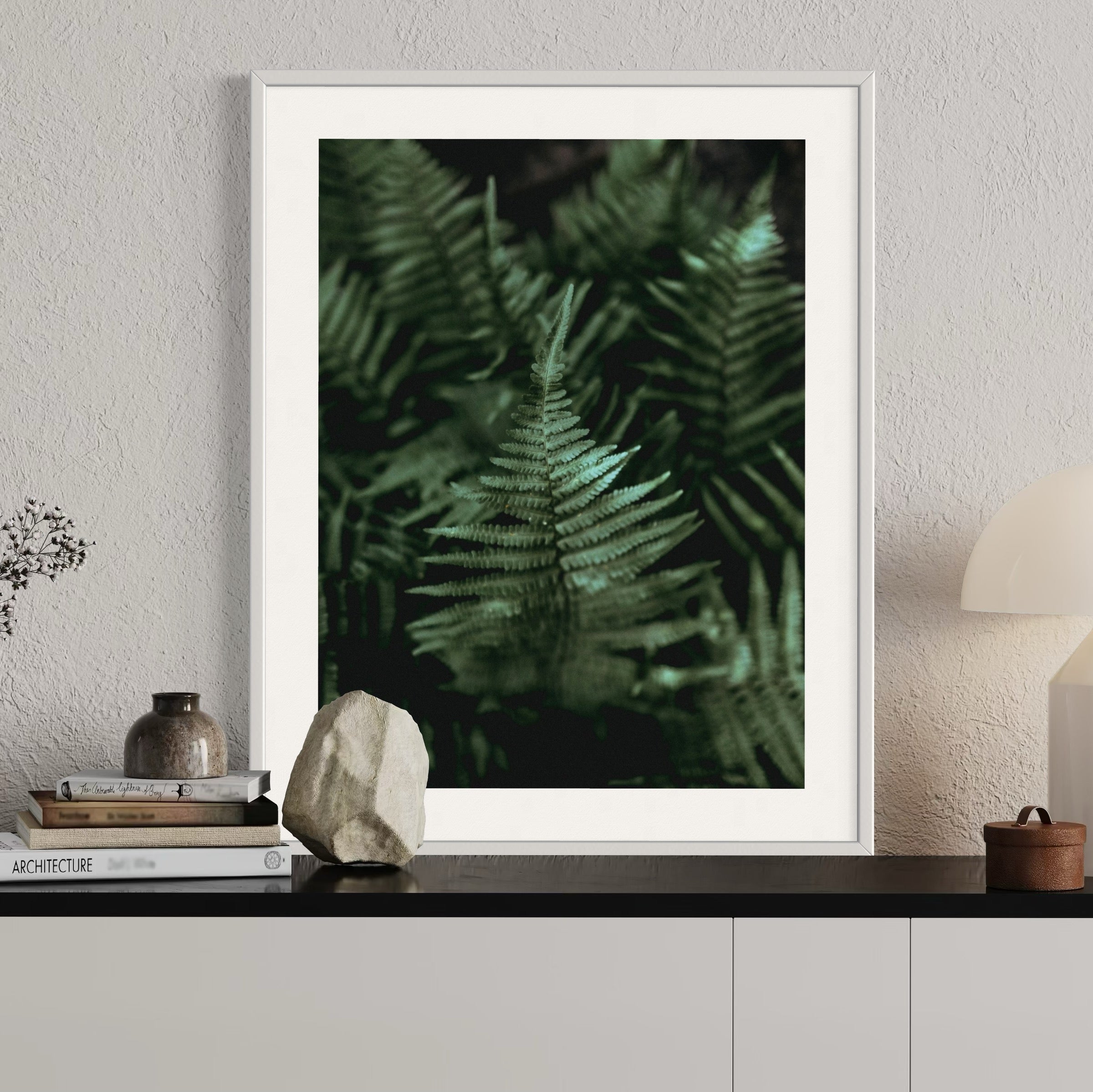 Shadowed Ferns - Moderno Wall Art Wall Art