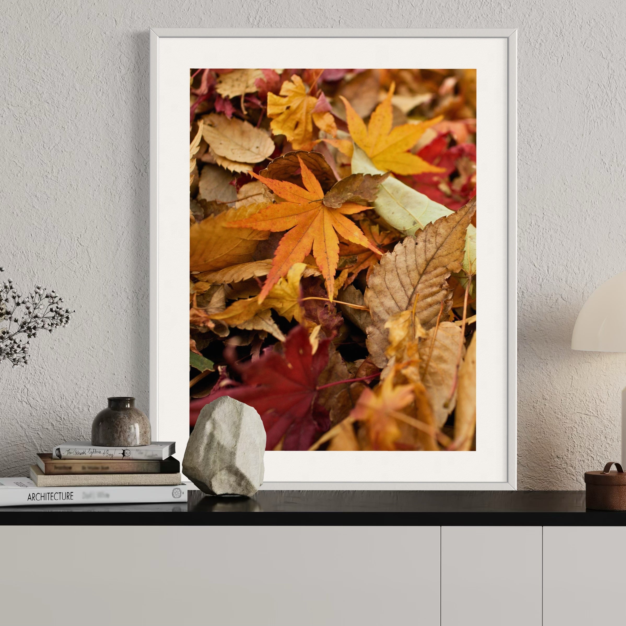 Crisp Fall Leaves - Moderno Wall Art Wall Art