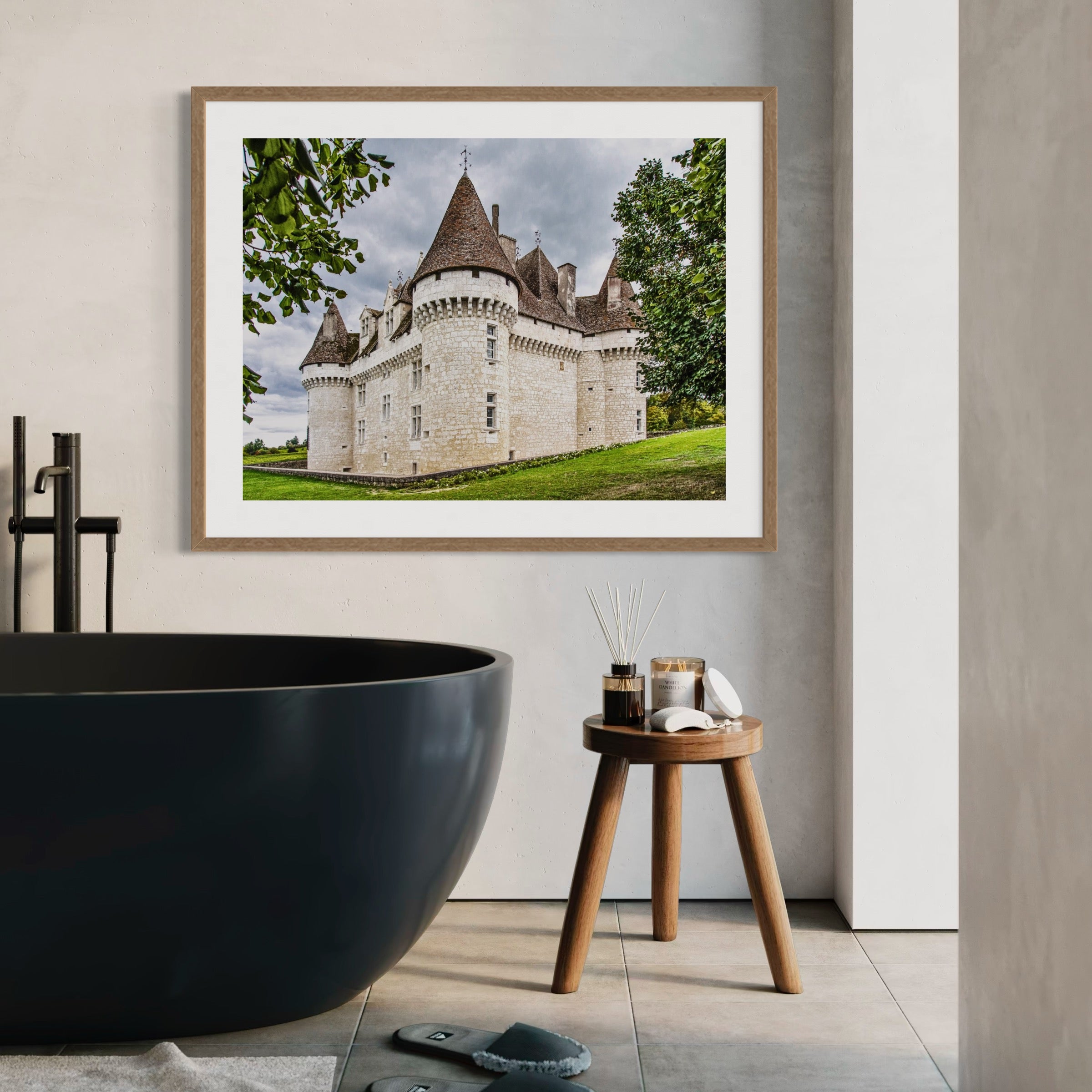French Fortress Landscape - Moderno Wall Art Wall Art