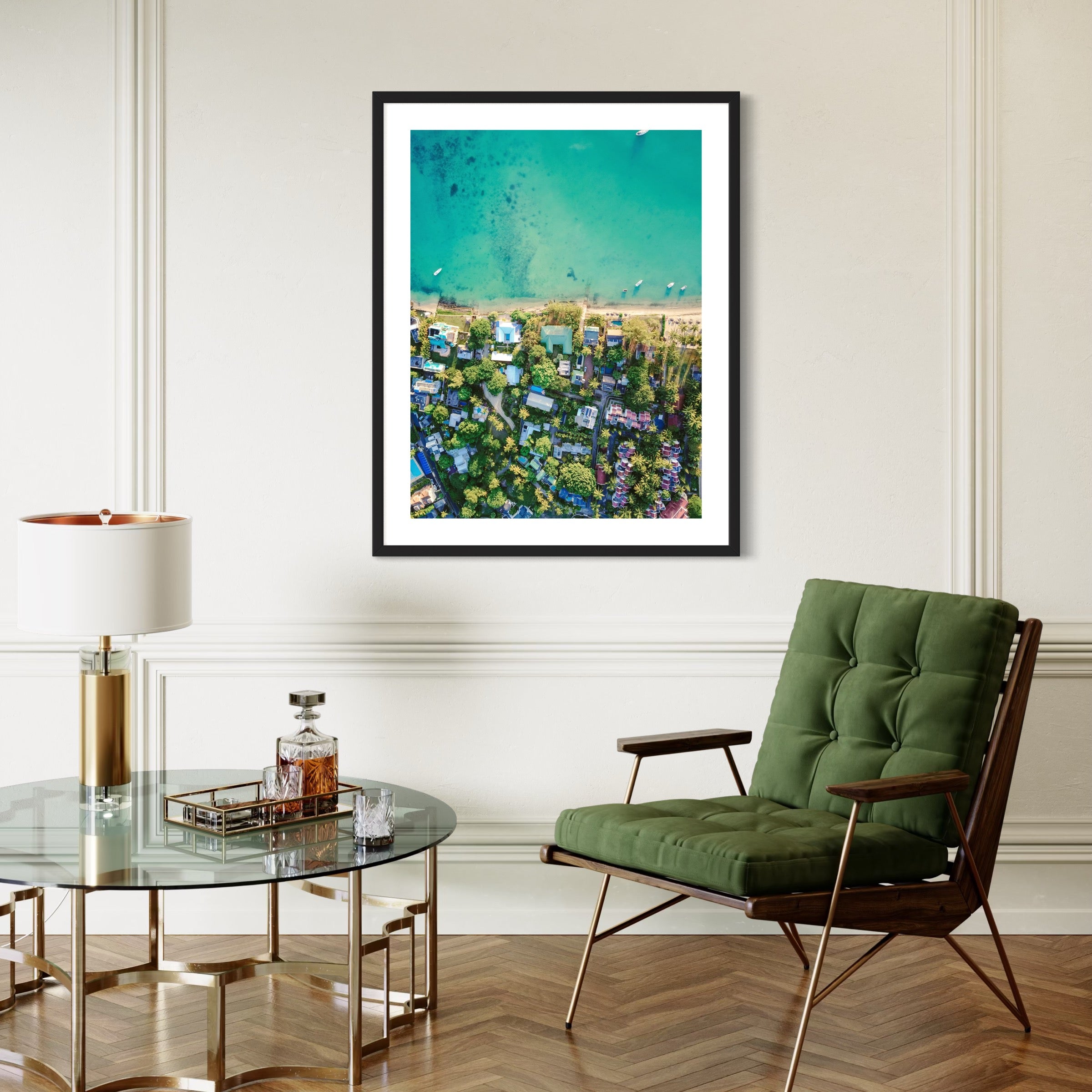 Shores of Mauritius - Moderno Wall Art Wall Art