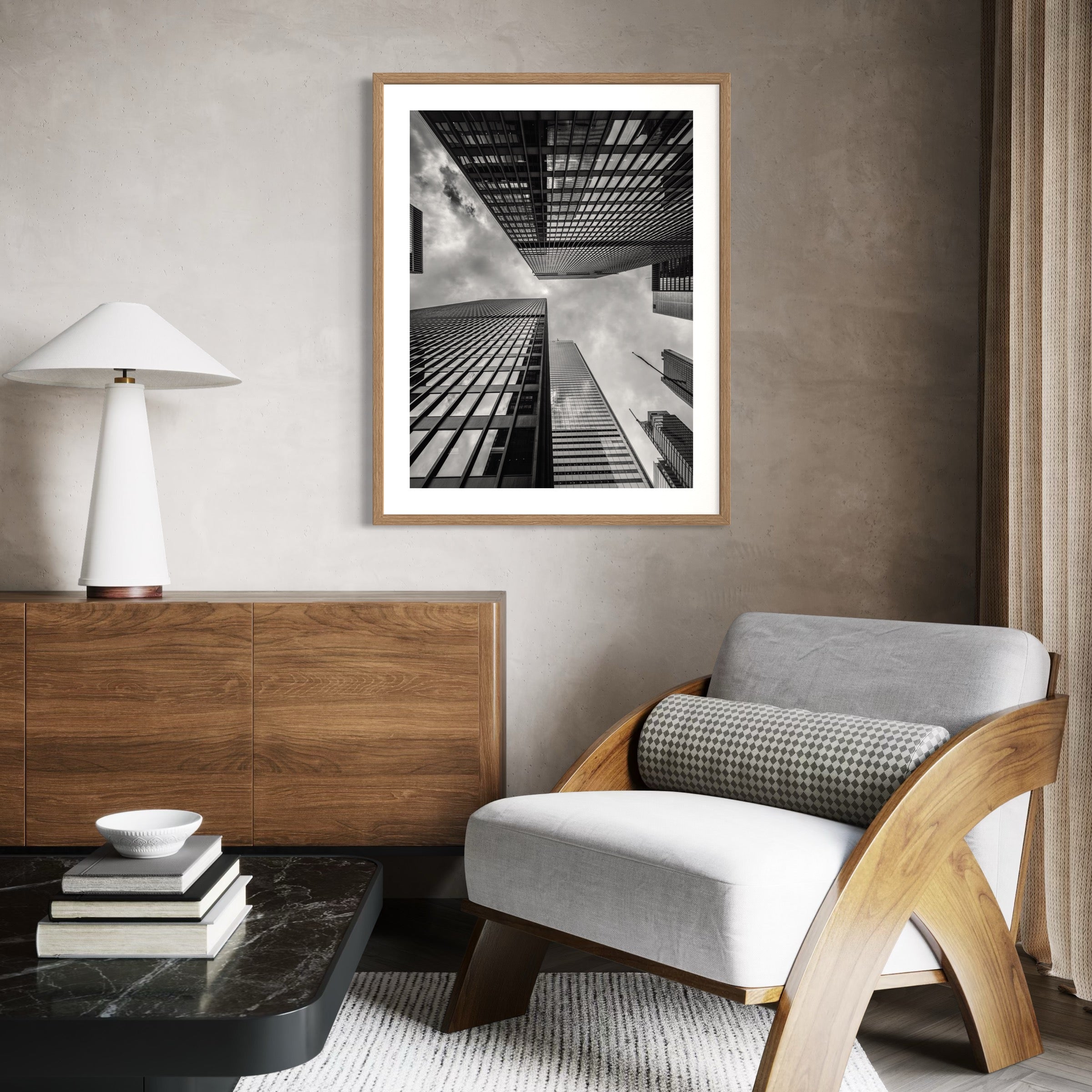 Skyscraper Geometry - Moderno Wall Art Wall Art