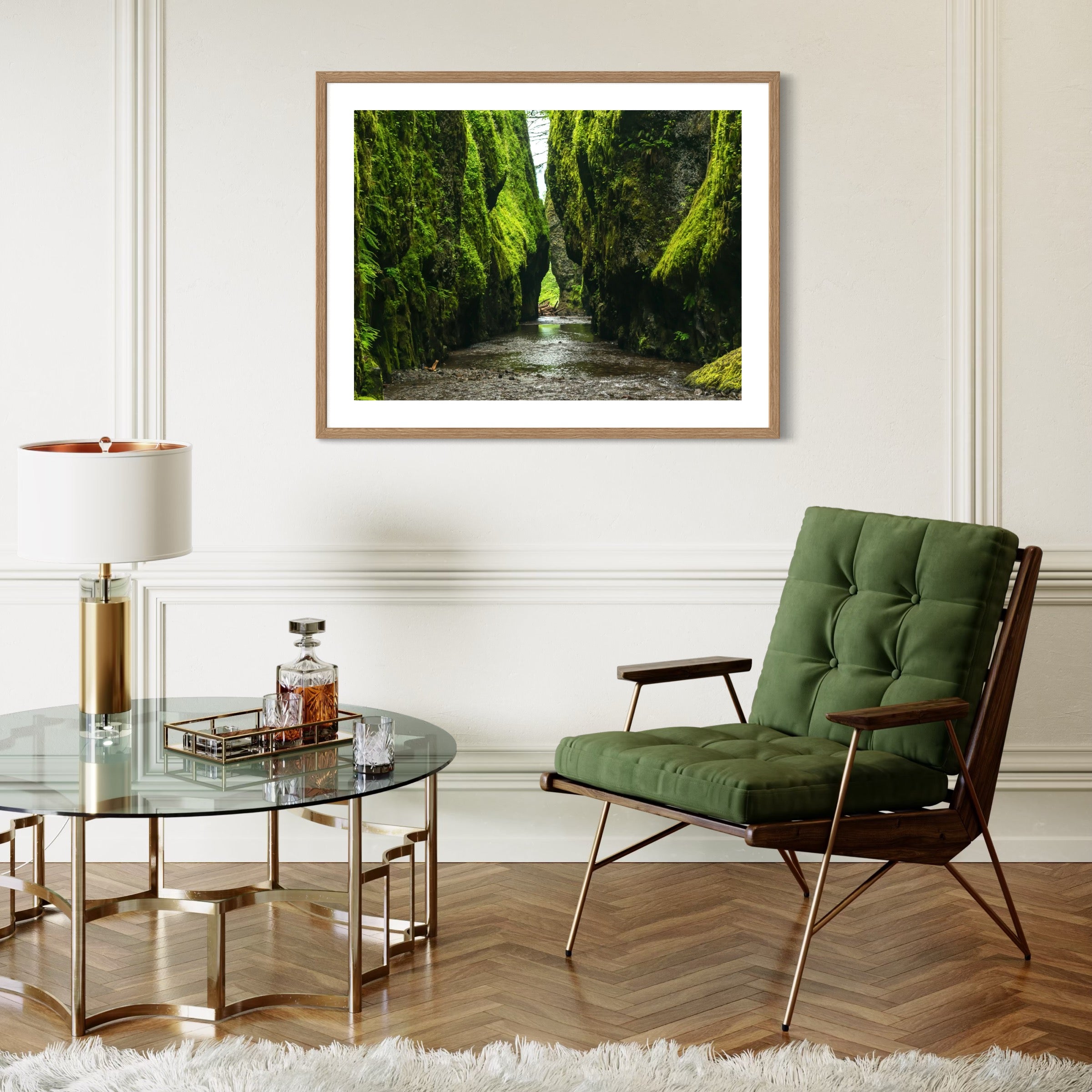 Emerald Gorge - Moderno Wall Art Wall Art