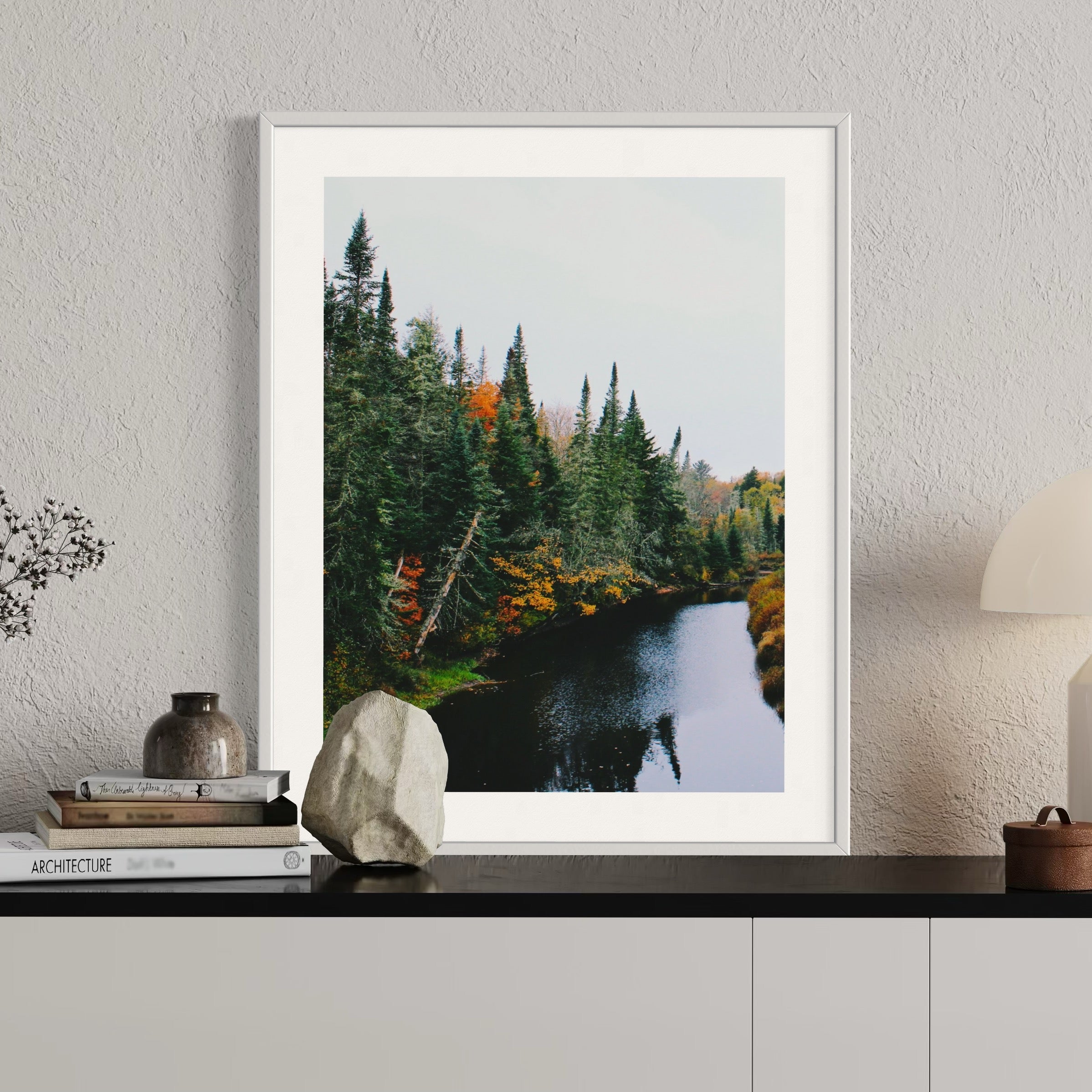 Riverside Reflections - Moderno Wall Art Wall Art