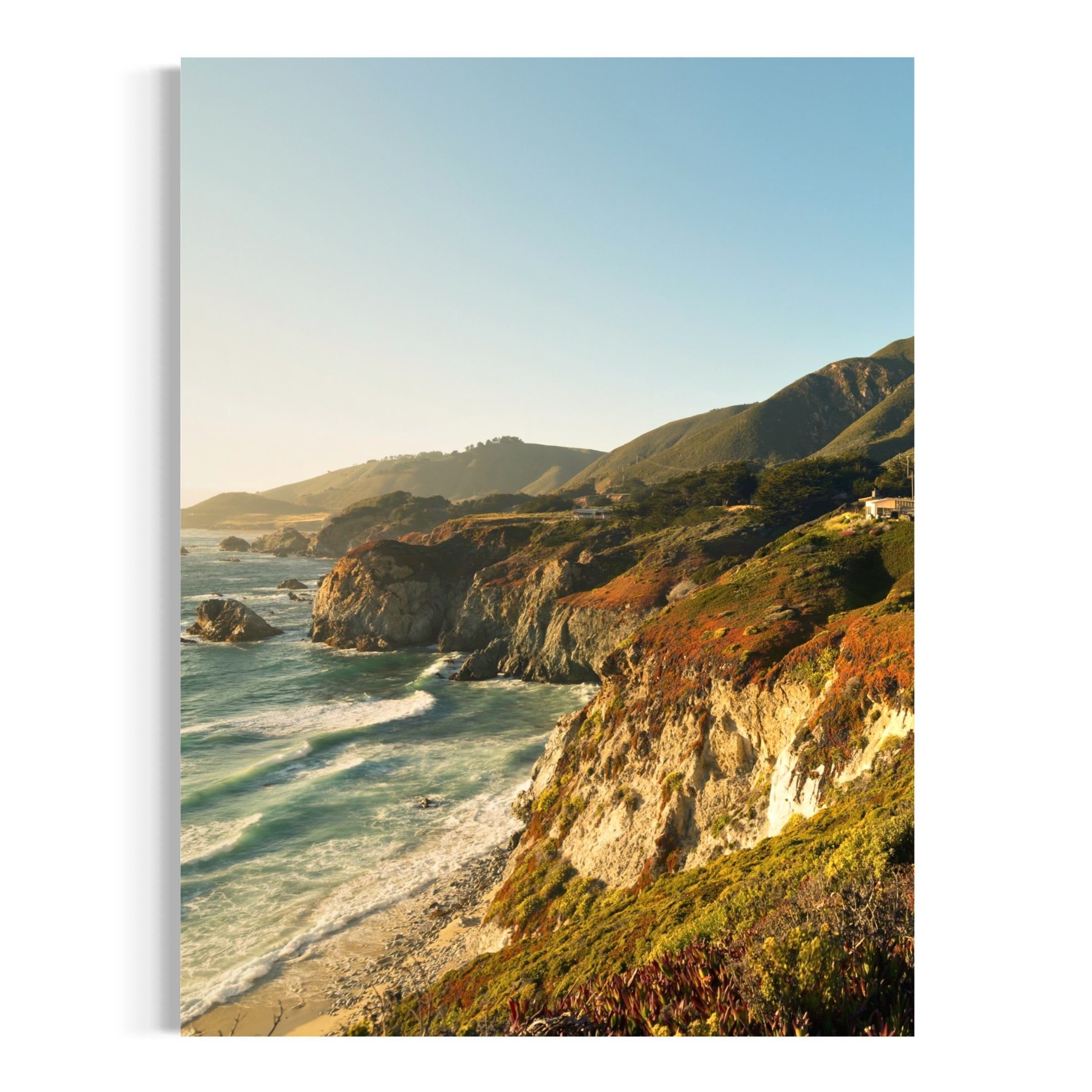 California Coastline - Moderno Wall Art Wall Art