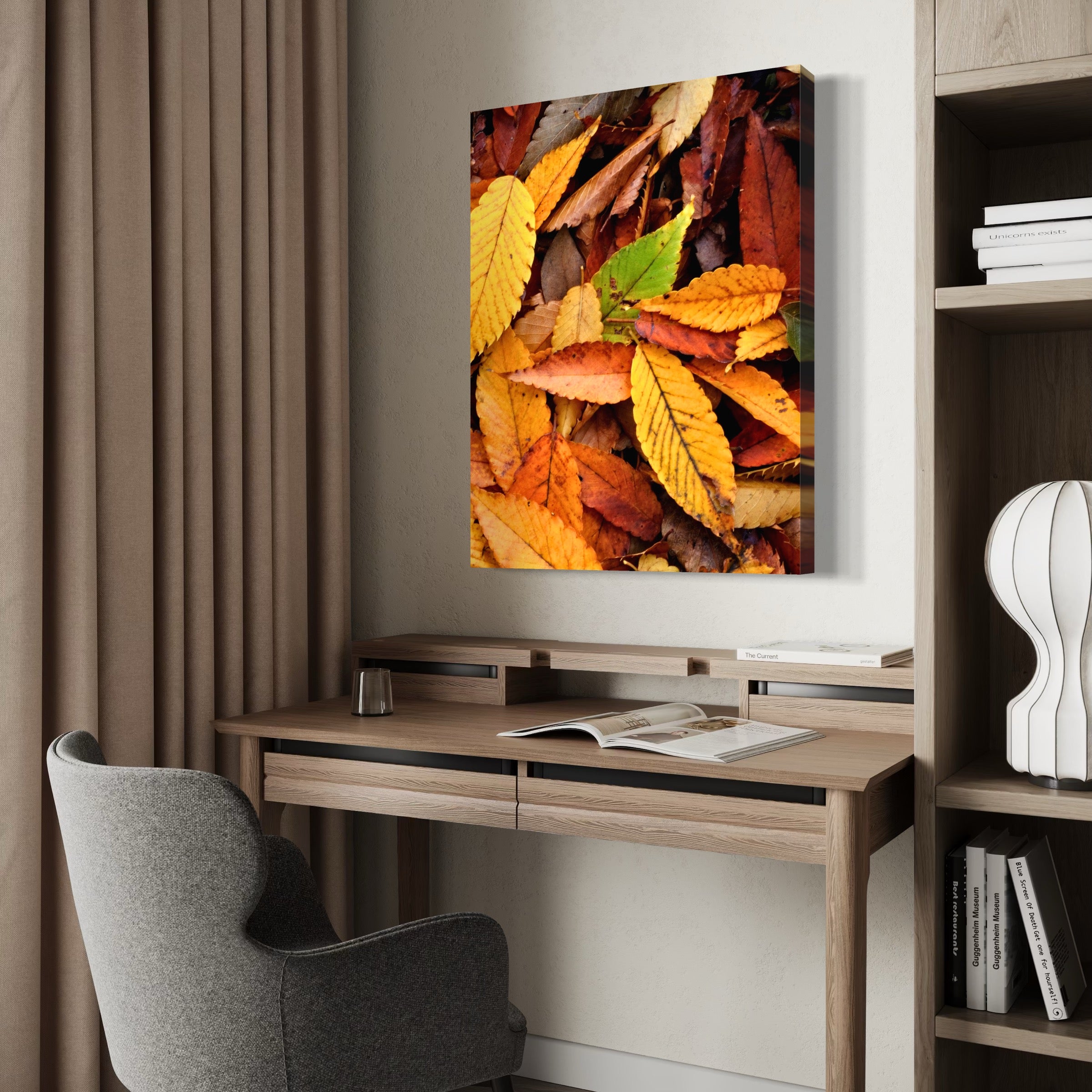 Autumn Leaves - Moderno Wall Art Wall Art
