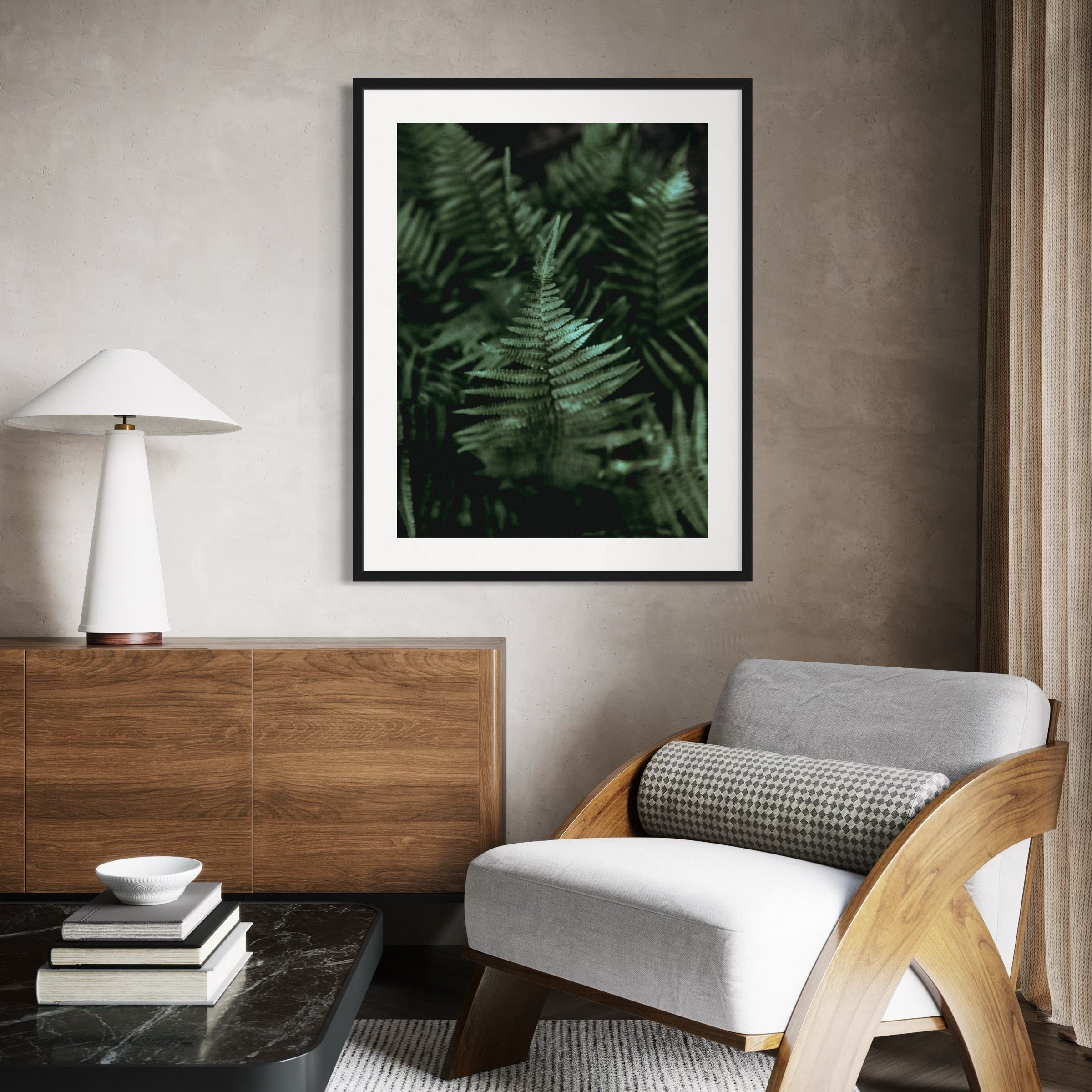 Shadowed Ferns - Moderno Wall Art Wall Art