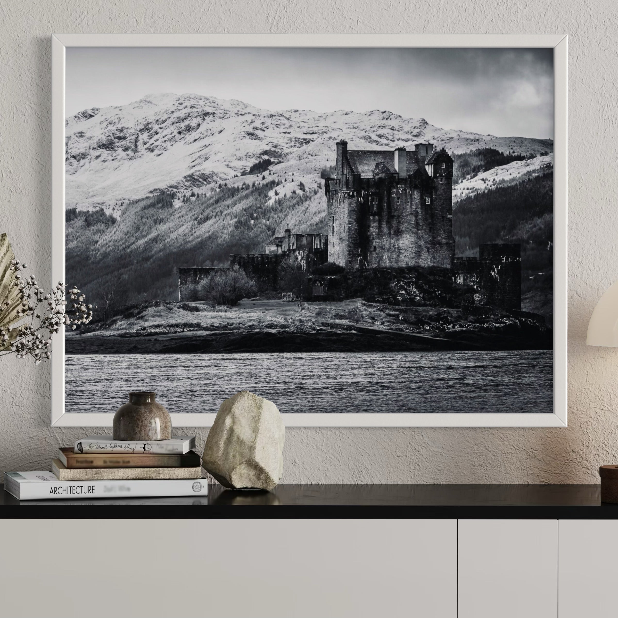 Castle on the Loch - Moderno Wall Art Wall Art