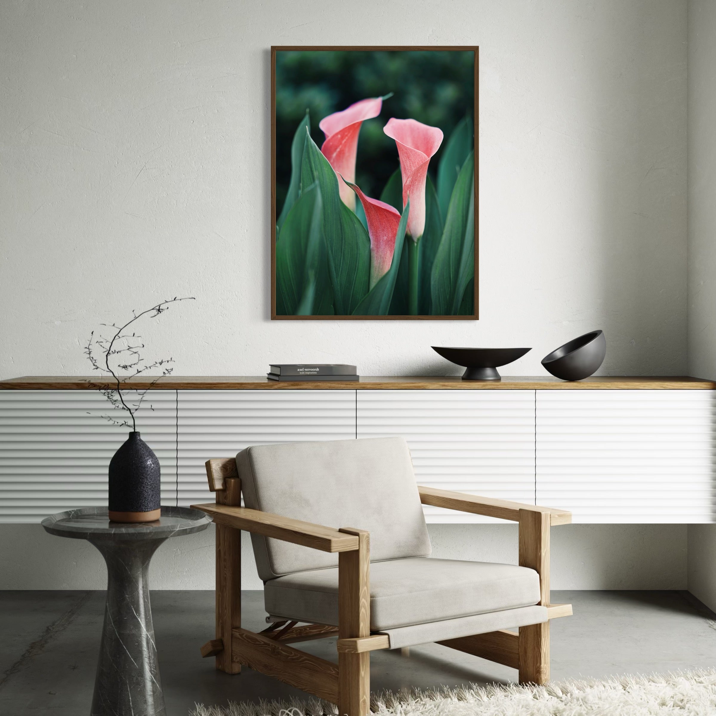 Calla Lily Trio - Moderno Wall Art Wall Art