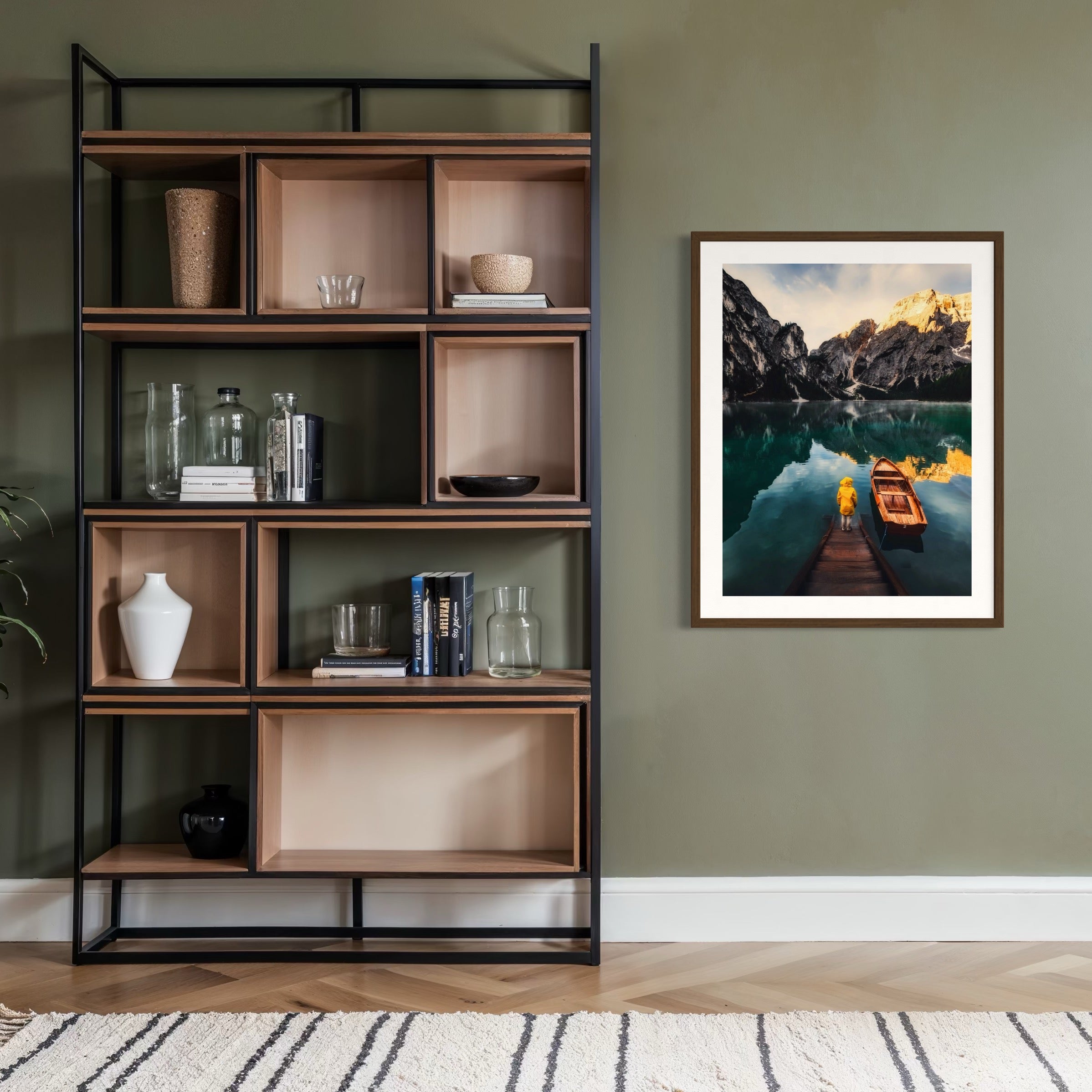 Pier to the Dolomites - Moderno Wall Art Wall Art