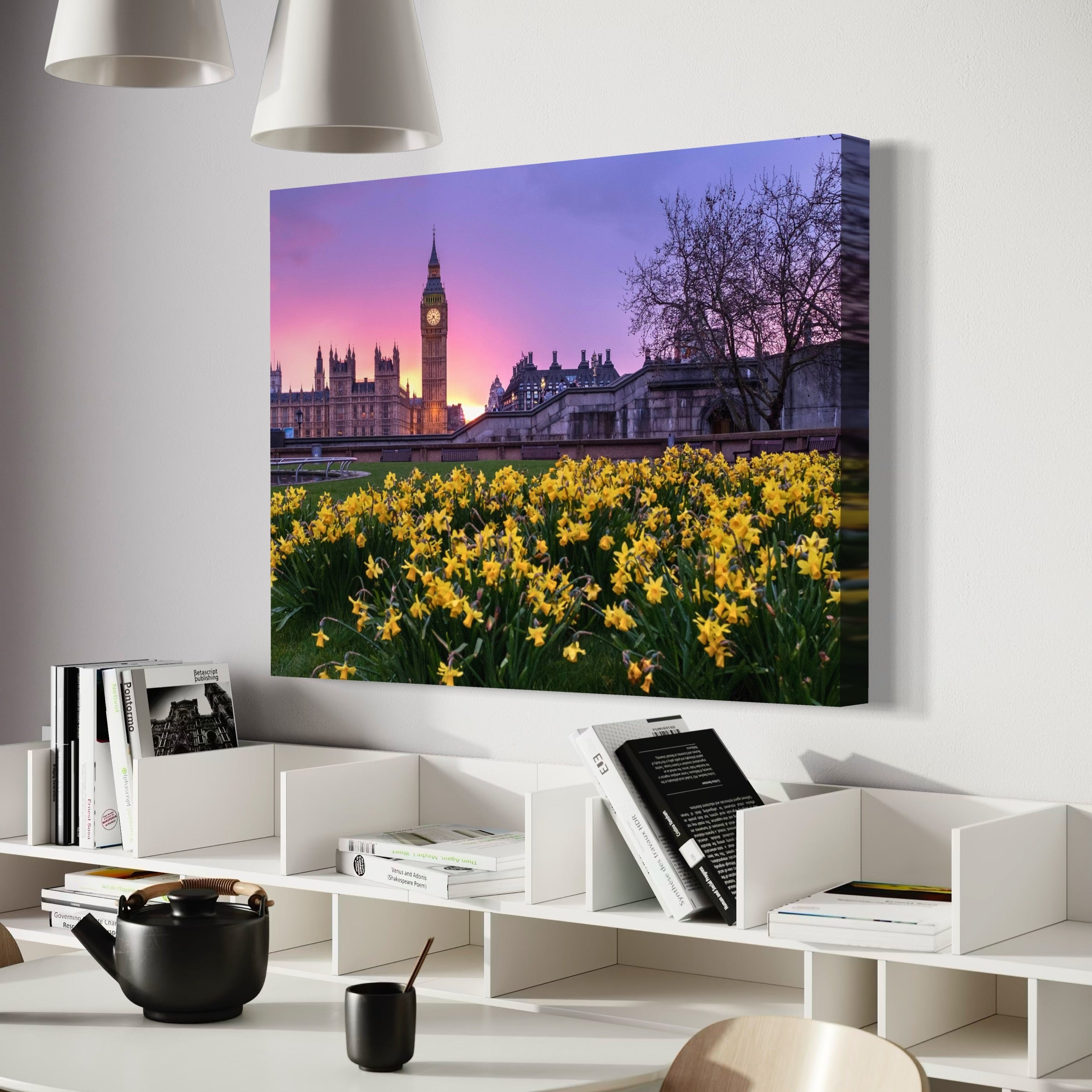 Evening Over Westminster - Moderno Wall Art Wall Art