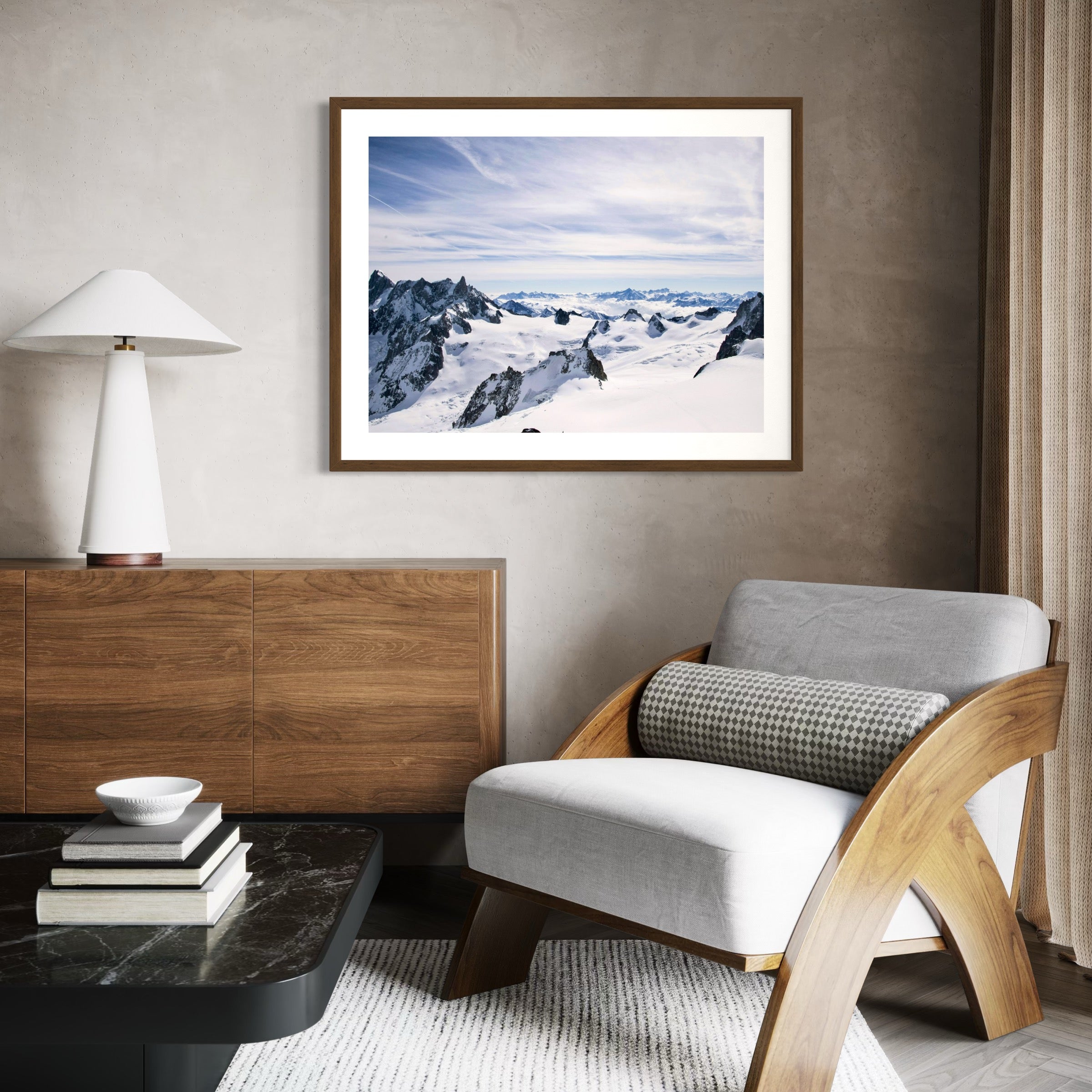 Alpine Stillness - Moderno Wall Art Wall Art