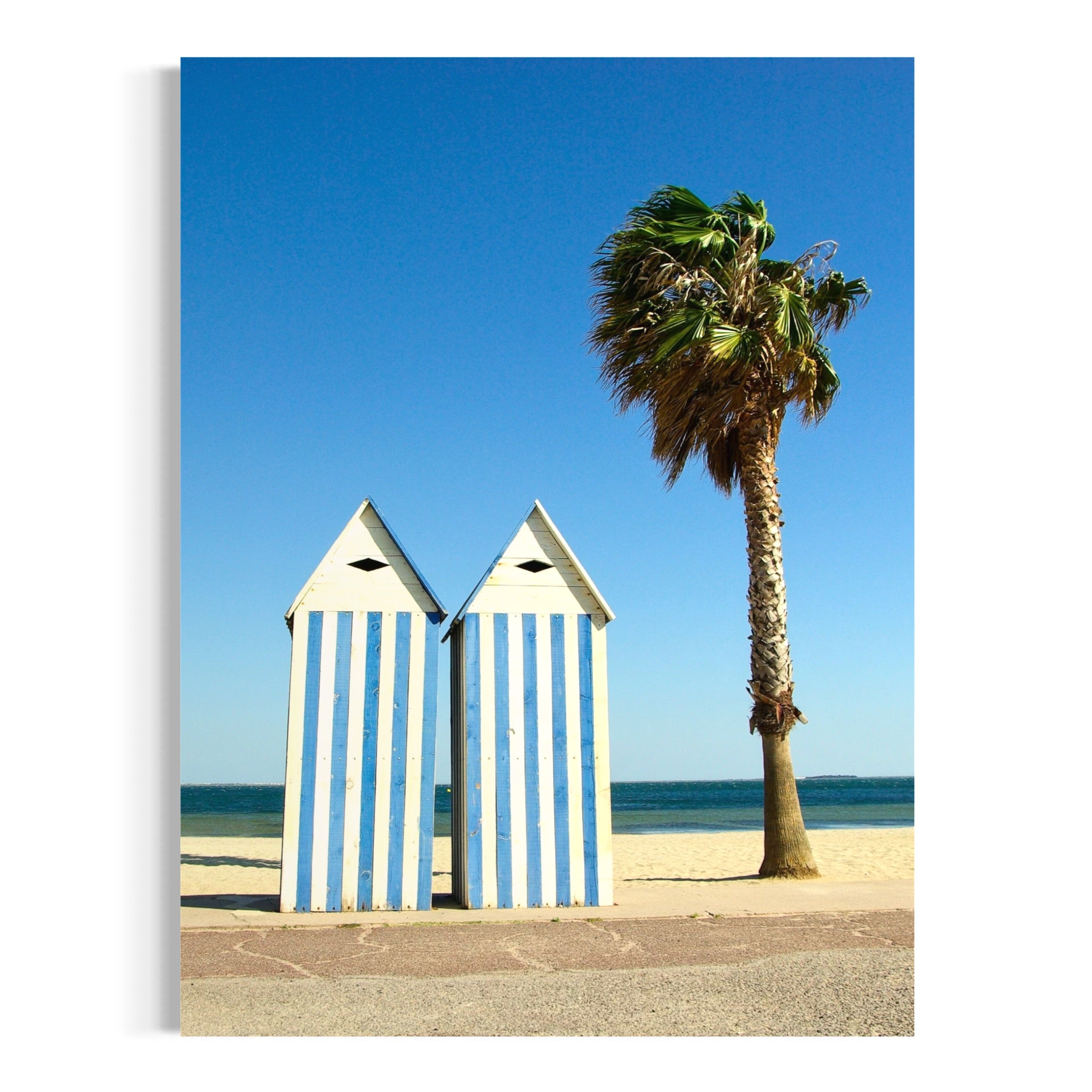 Beach Huts - Moderno Wall Art Wall Art