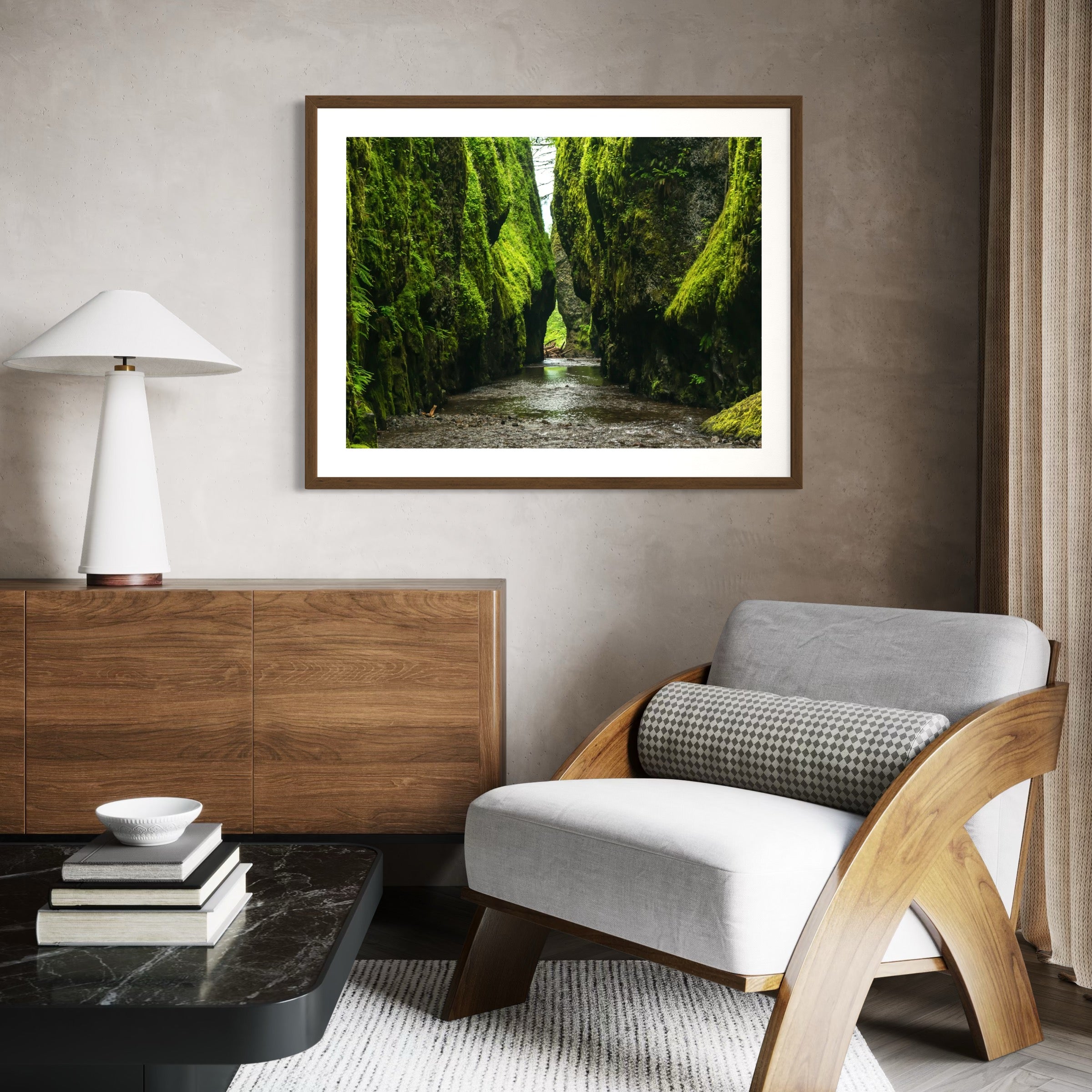Emerald Gorge - Moderno Wall Art Wall Art