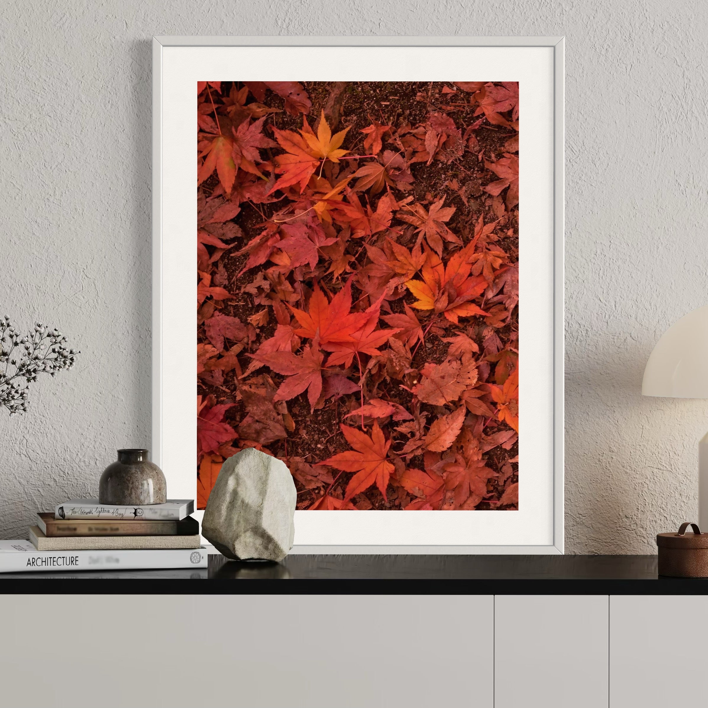 Vibrant Autumn Leaves - Moderno Wall Art Wall Art