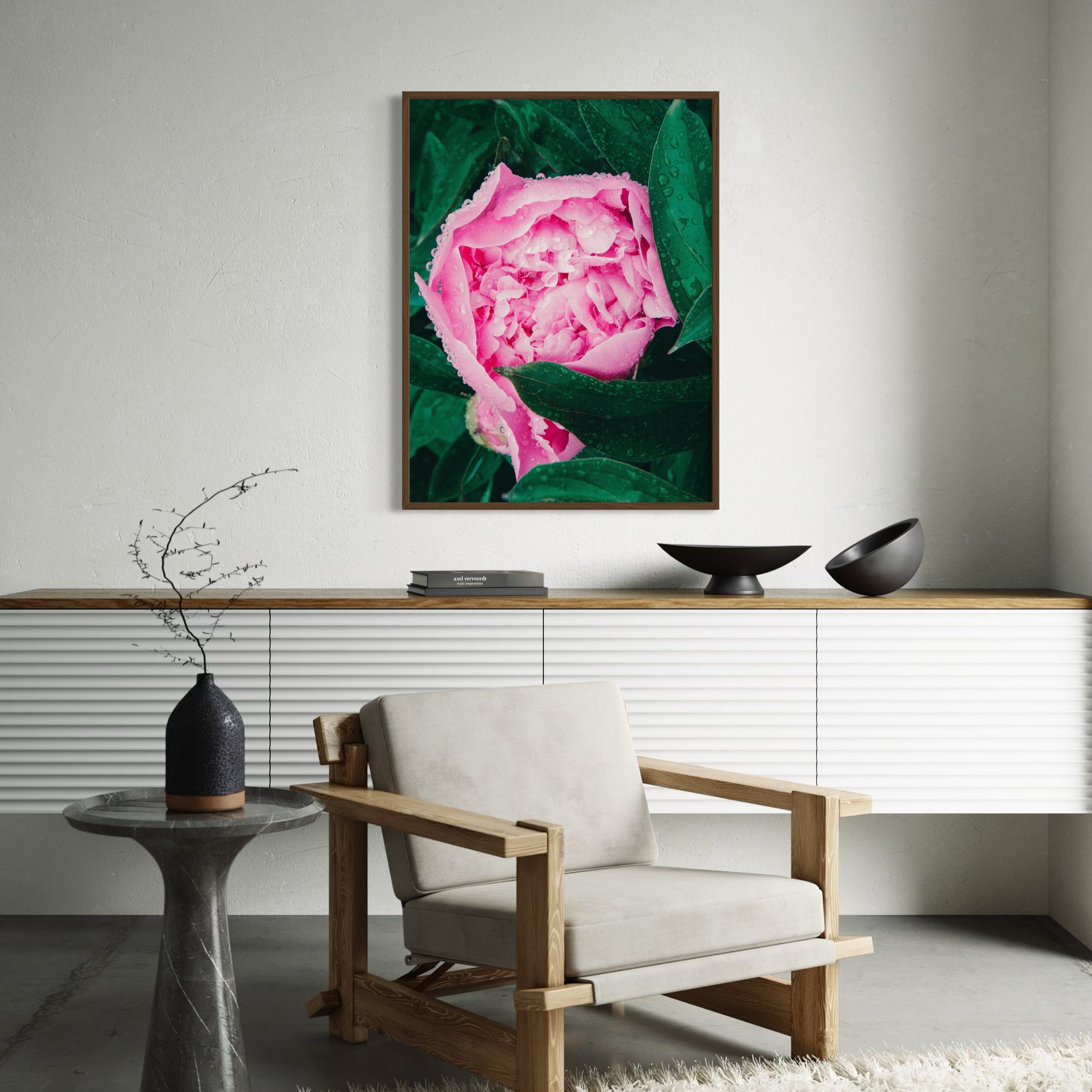 Blush After Rain - Moderno Wall Art
