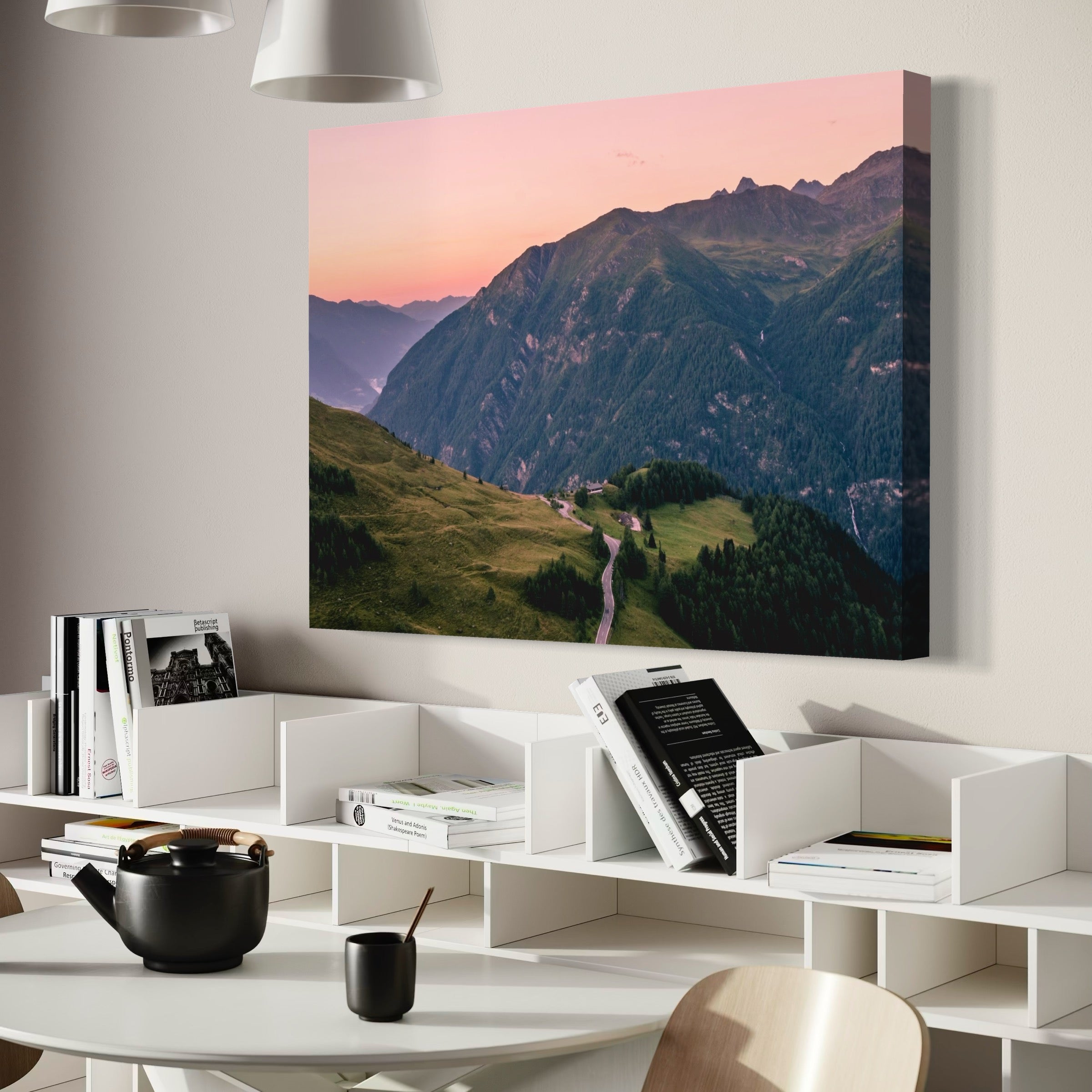 Austrian Alps Roadtrip - Moderno Wall Art Wall Art