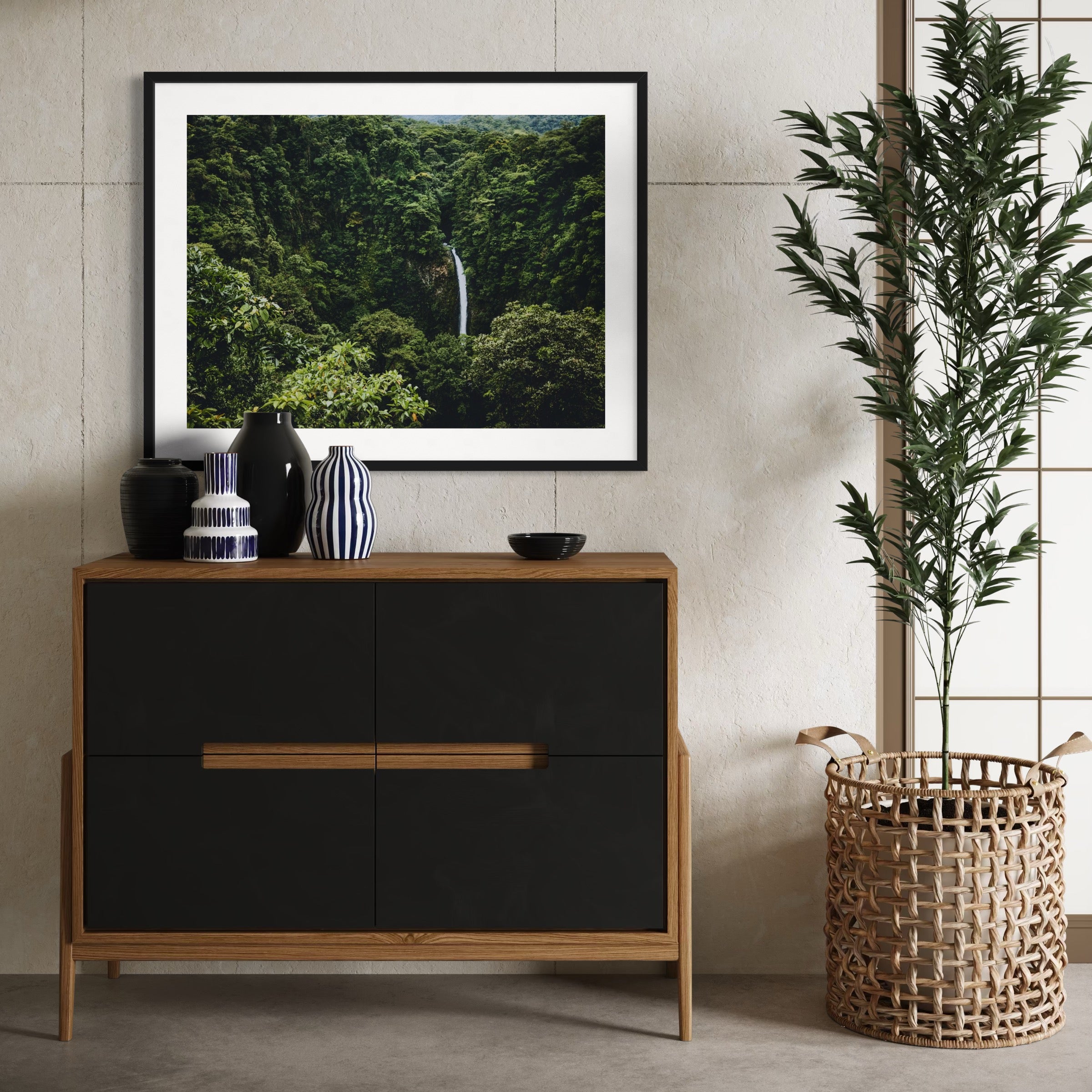 Tropical Veil - Moderno Wall Art Wall Art