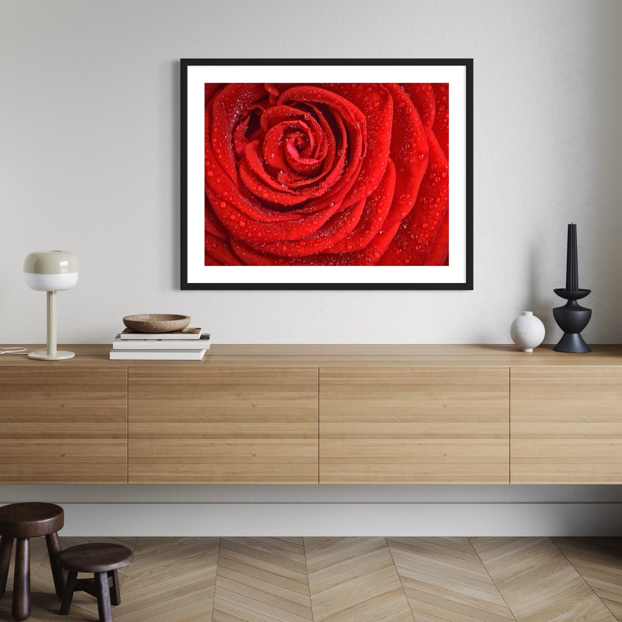 Heart of the Rose - Moderno Wall Art Wall Art