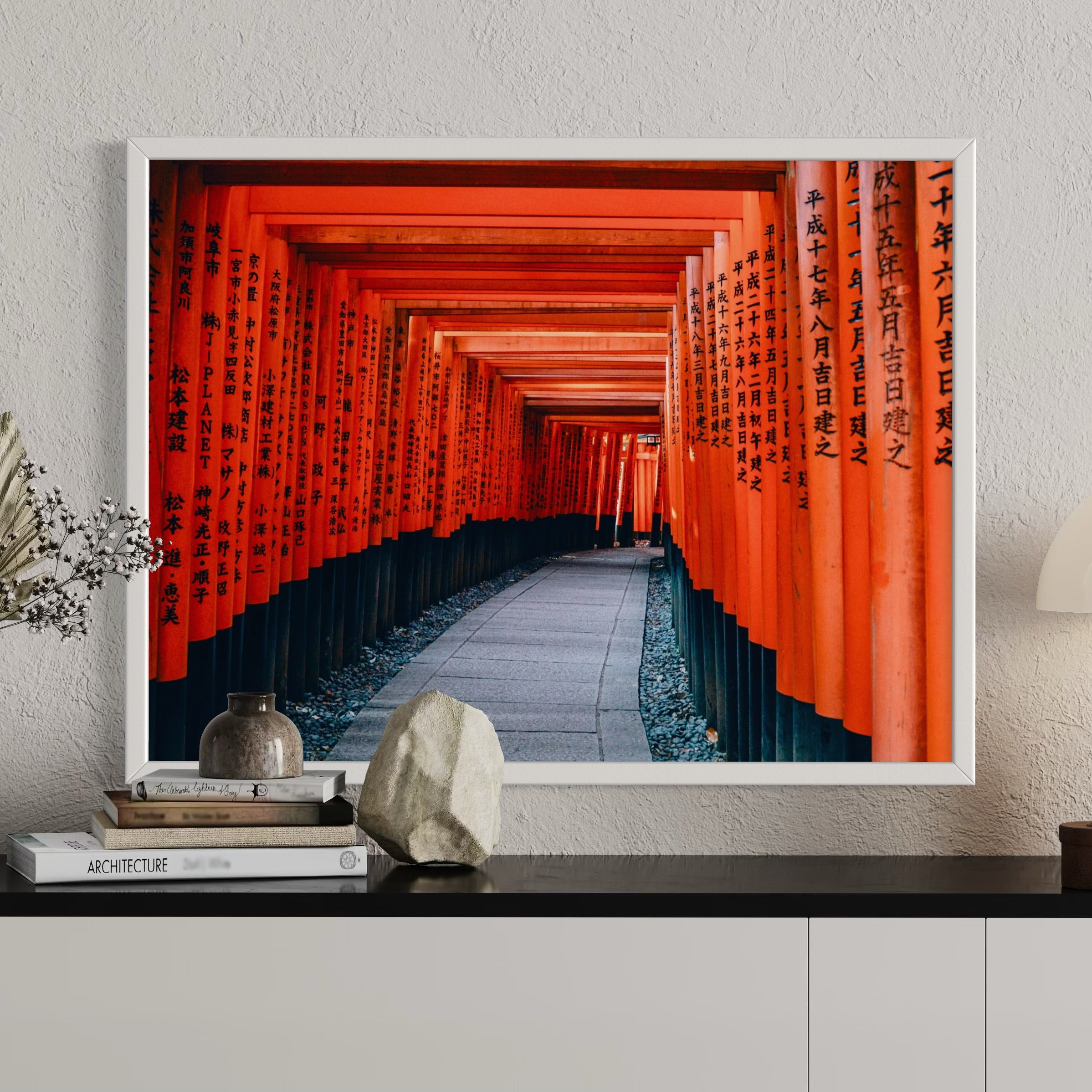 Kyoto’s Sacred Trail - Moderno Wall Art Wall Art