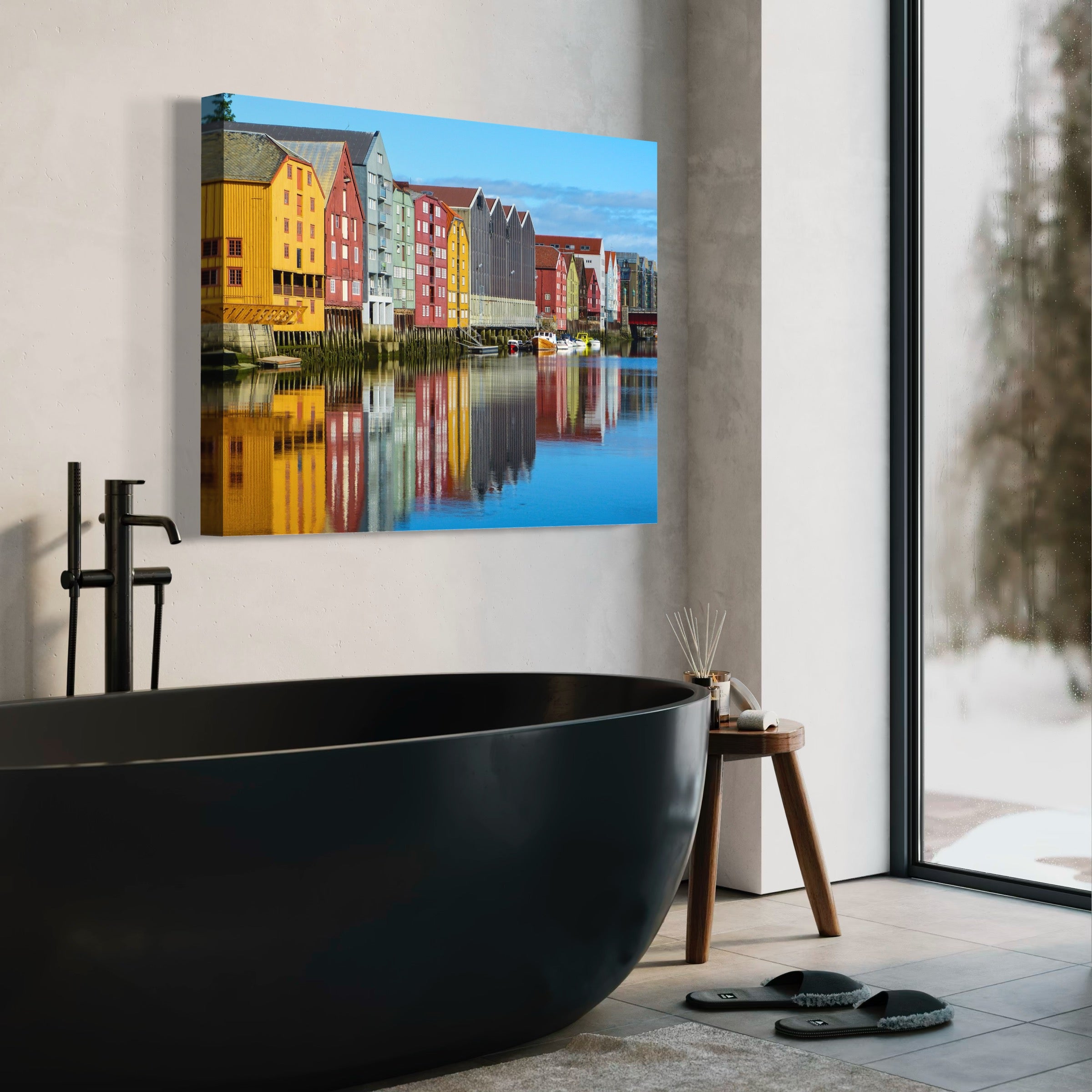 Nidelva Reflections - Moderno Wall Art Wall Art