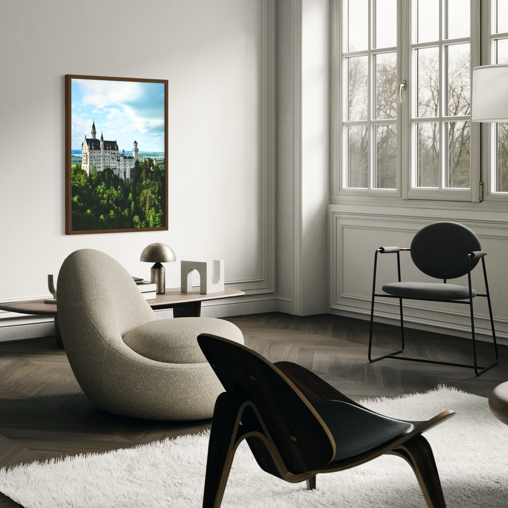 Neuschwanstein Castle - Moderno Wall Art Wall Art