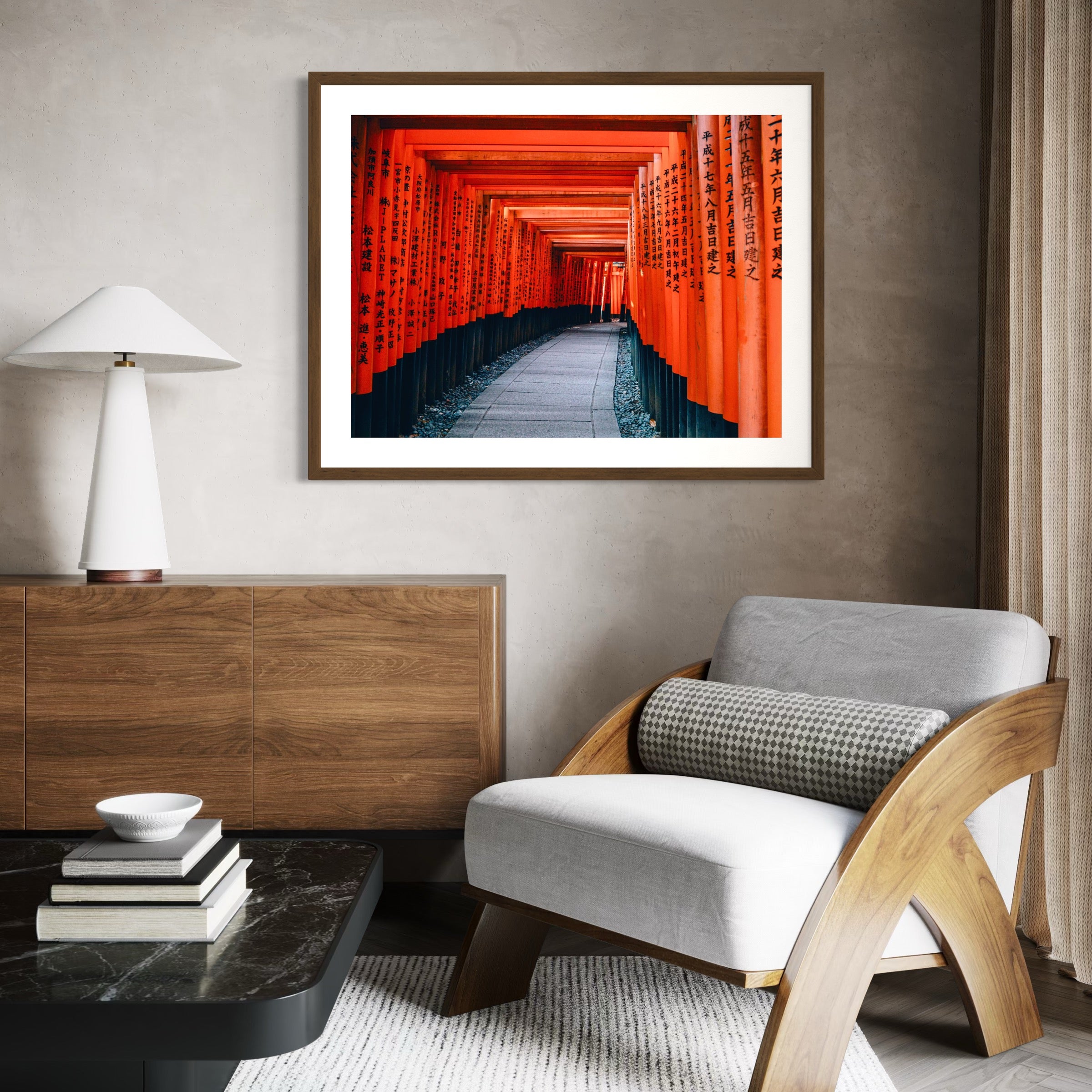 Kyoto’s Sacred Trail - Moderno Wall Art Wall Art