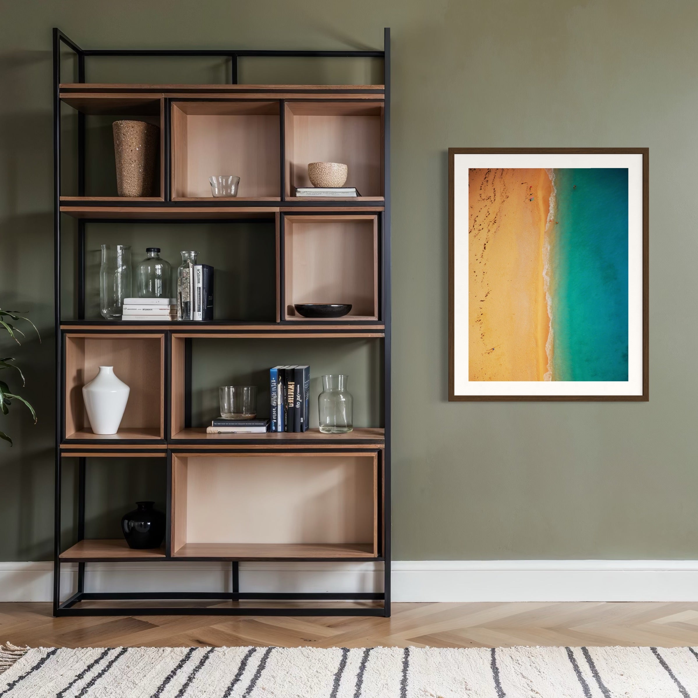 Earth and Ocean - Moderno Wall Art Wall Art