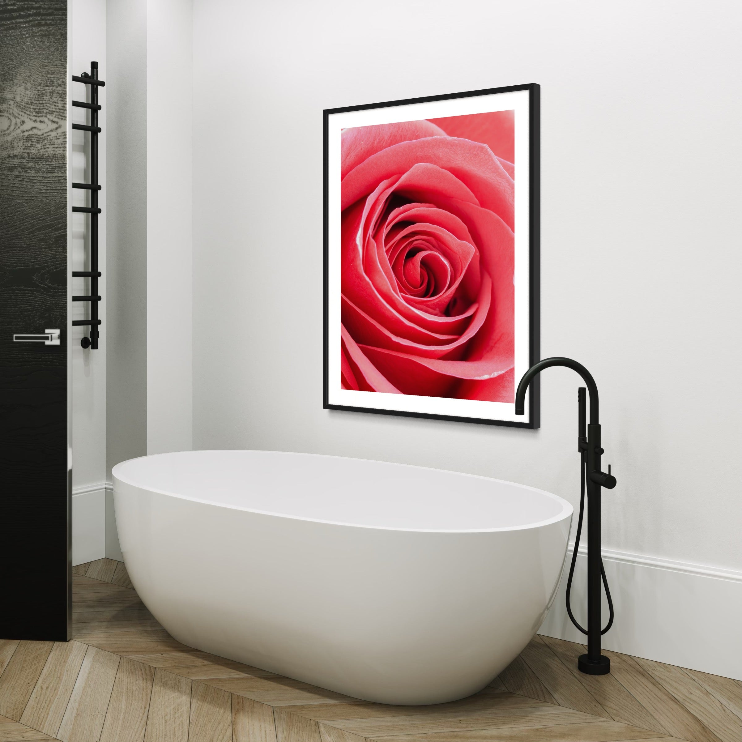 Pink Spiral - Moderno Wall Art Wall Art