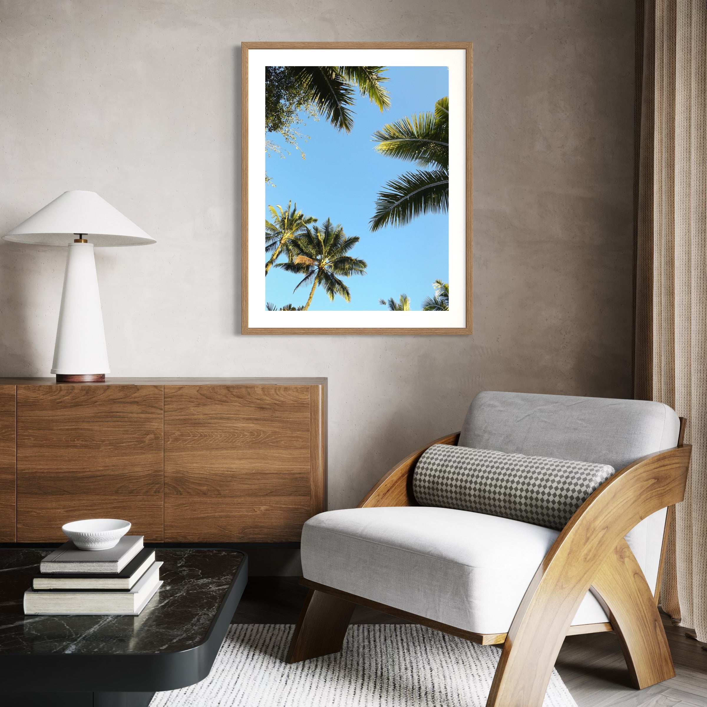 Palm Breeze - Moderno Wall Art Wall Art