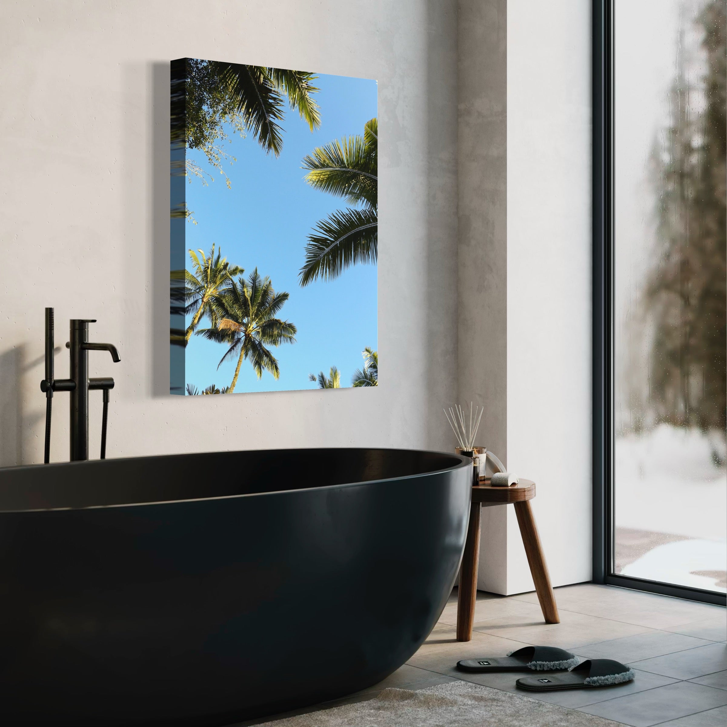 Palm Breeze - Moderno Wall Art Wall Art