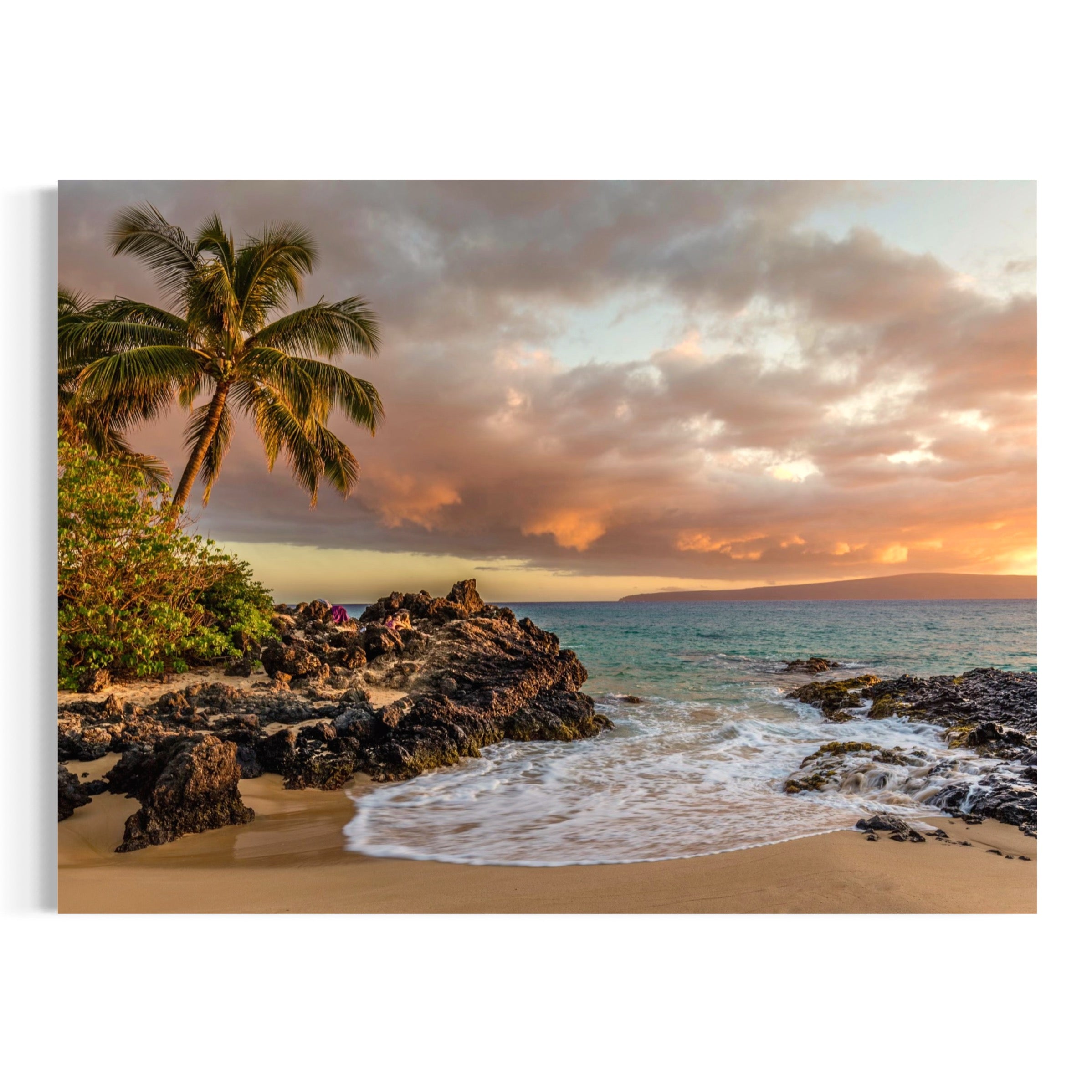 Glow Over the Tropics - Moderno Wall Art Wall Art