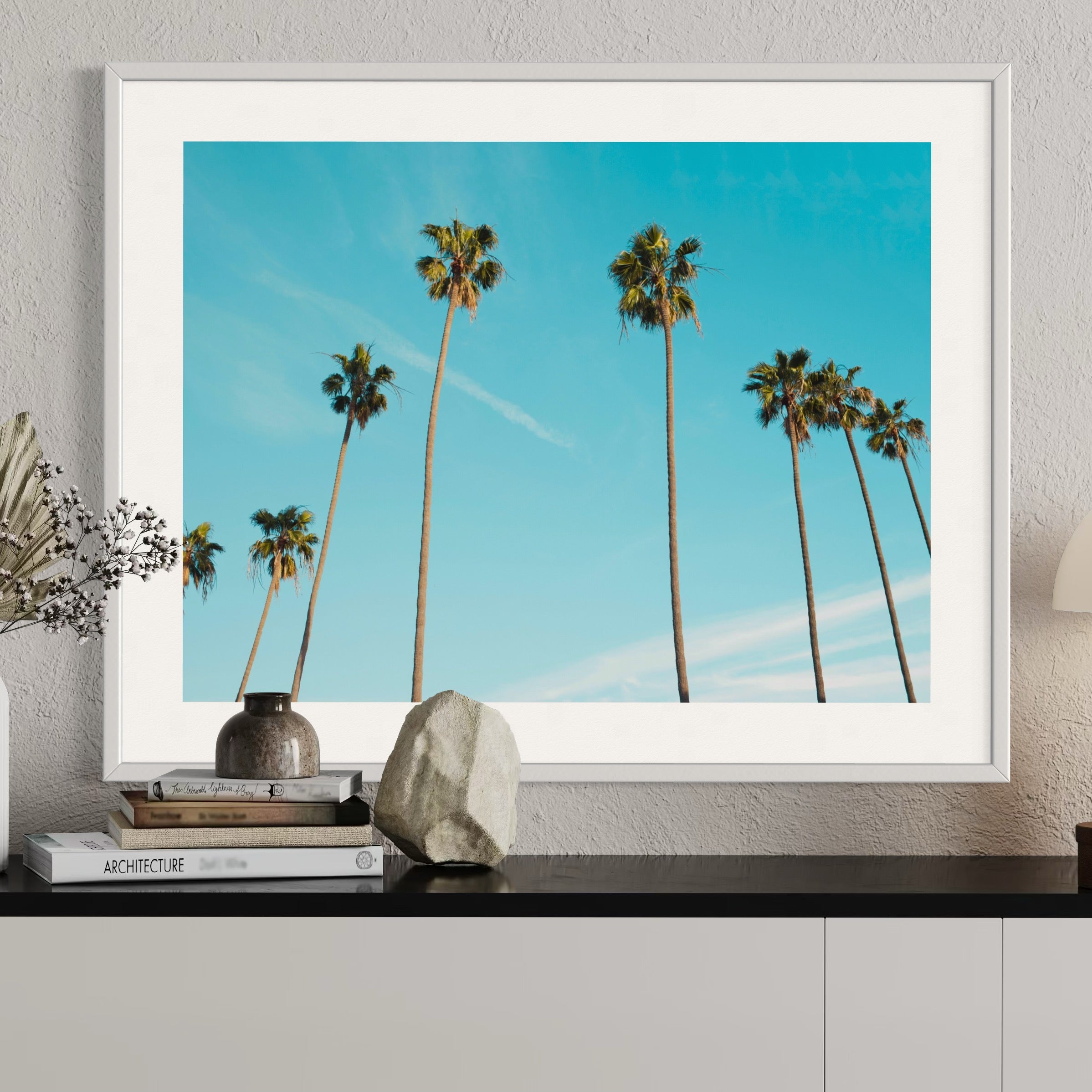 Skyward Palms - Moderno Wall Art Wall Art