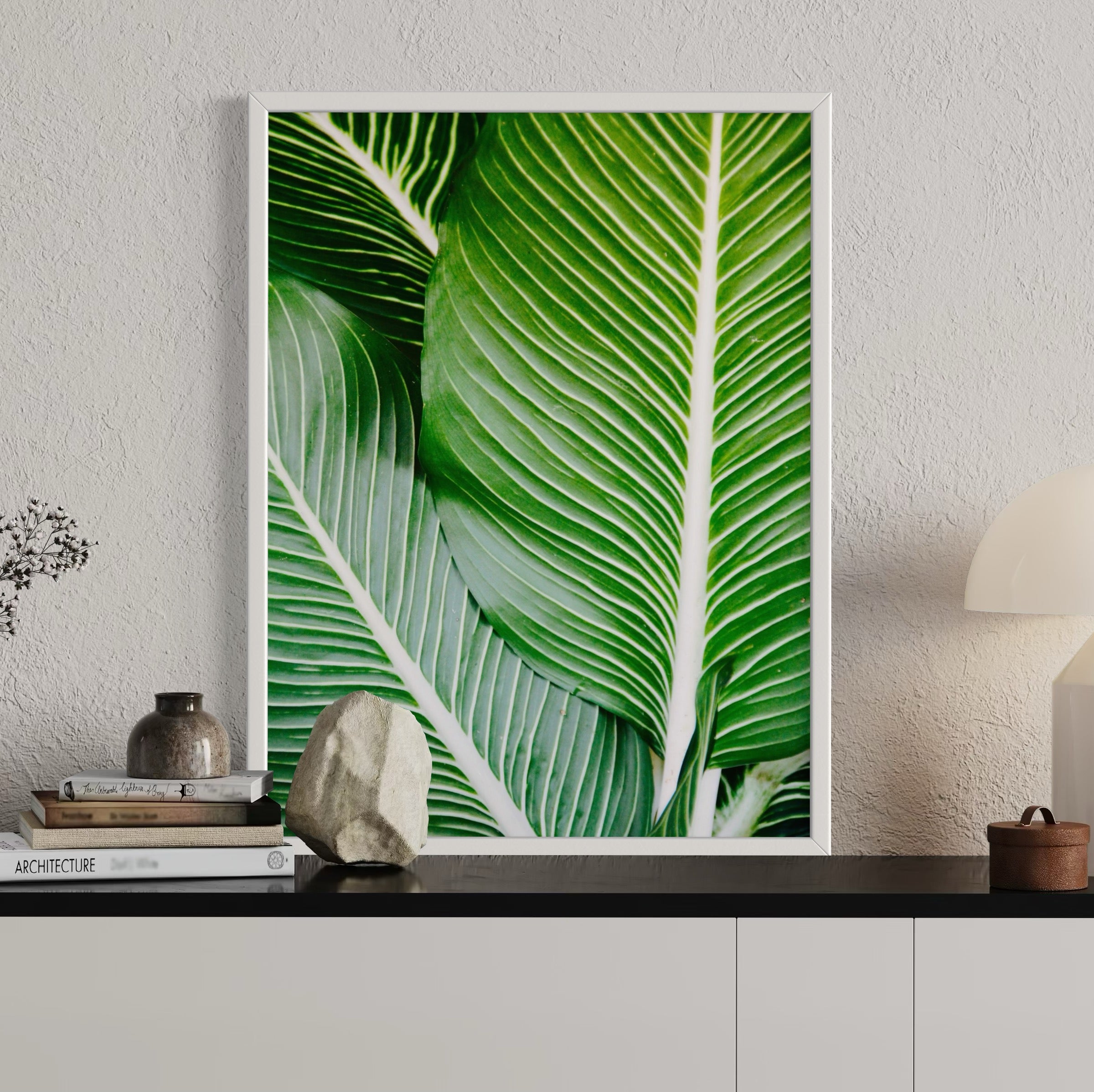 Vibrant Tropical Foliage - Moderno Wall Art Wall Art