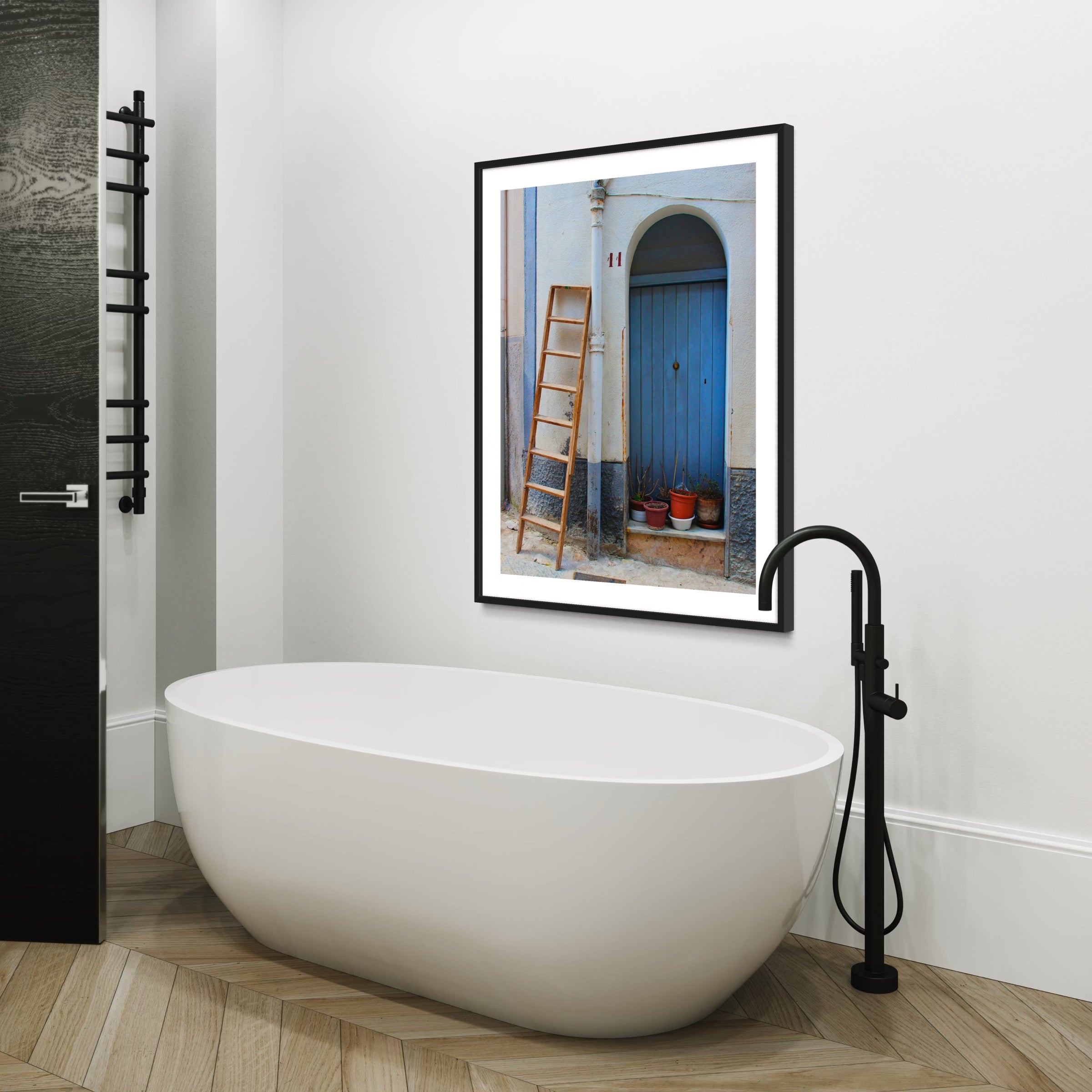 Rustic Mediterranean Door - Moderno Wall Art Wall Art