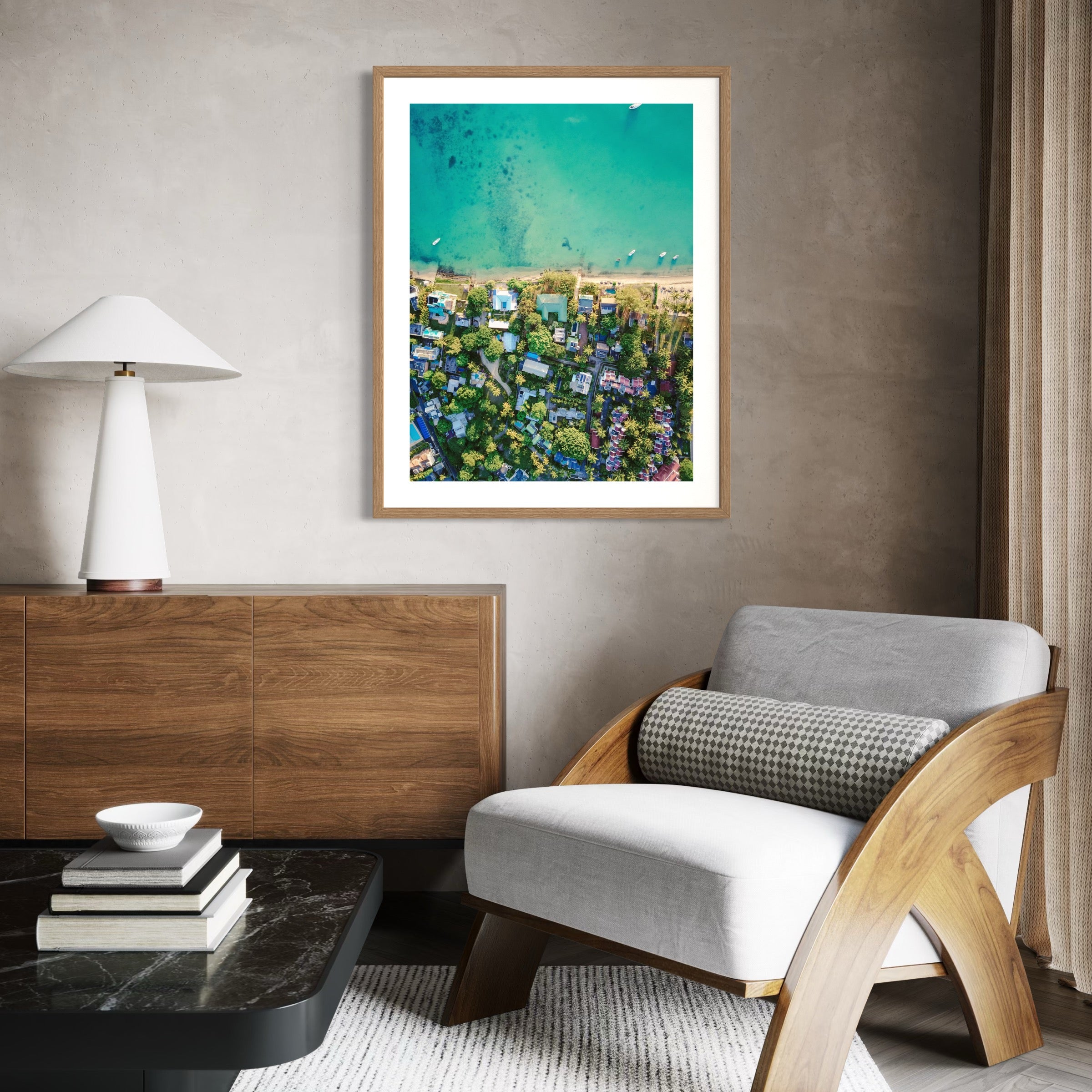 Shores of Mauritius - Moderno Wall Art Wall Art